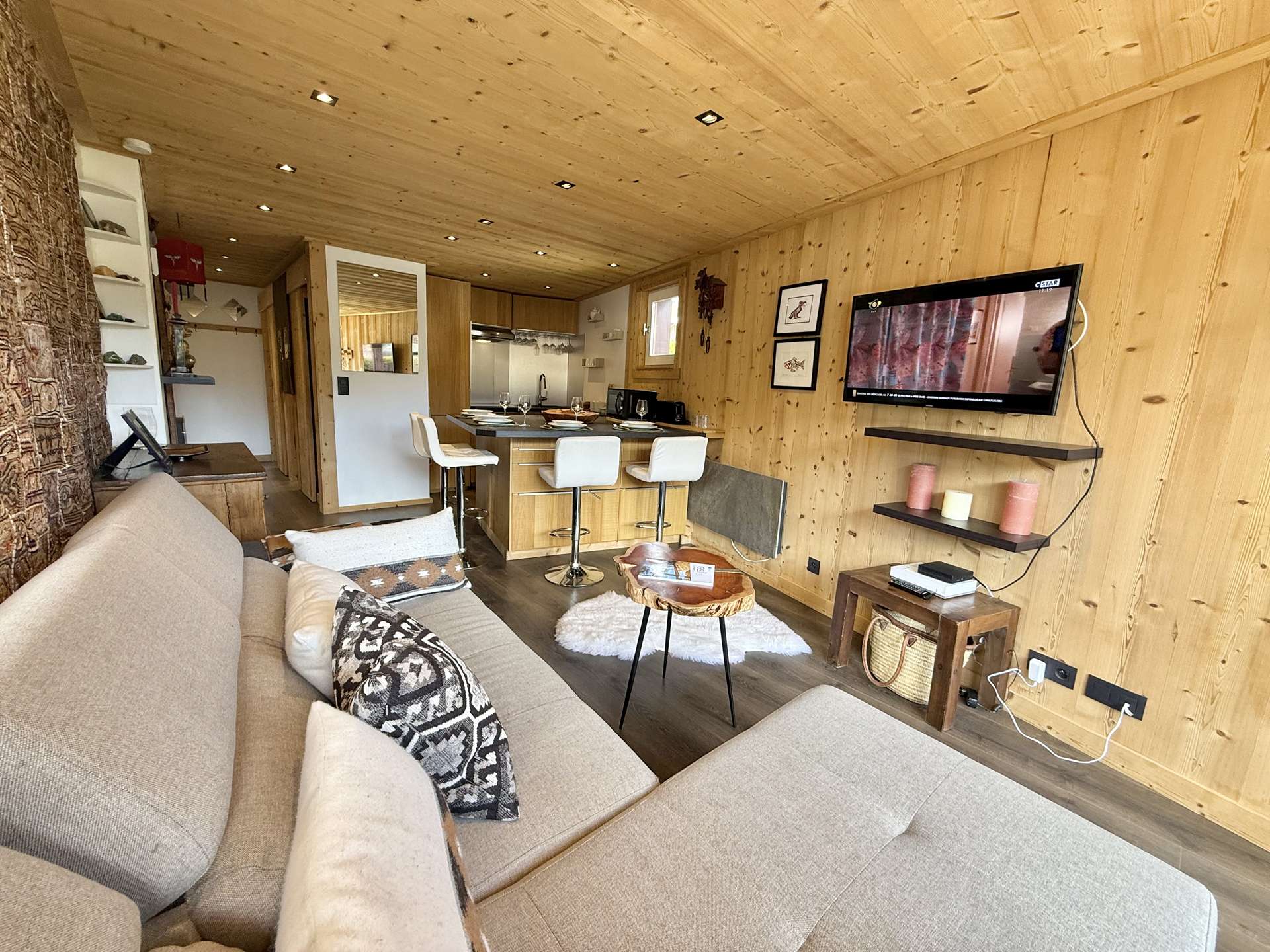 Appartement studio cabine à Praz-sur-Arly - 4 personnes