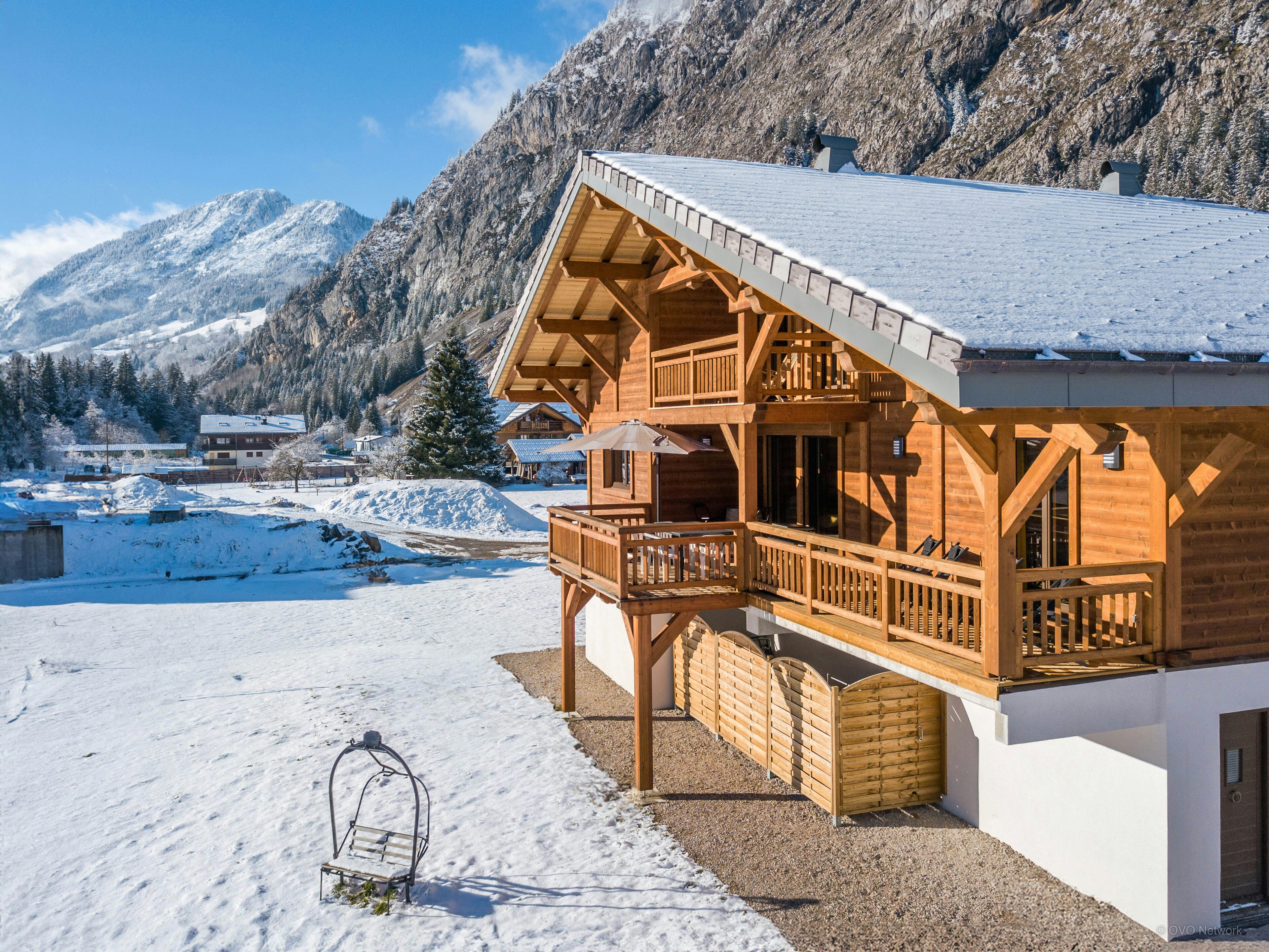 Vacances à la montagne avec jacuzzi