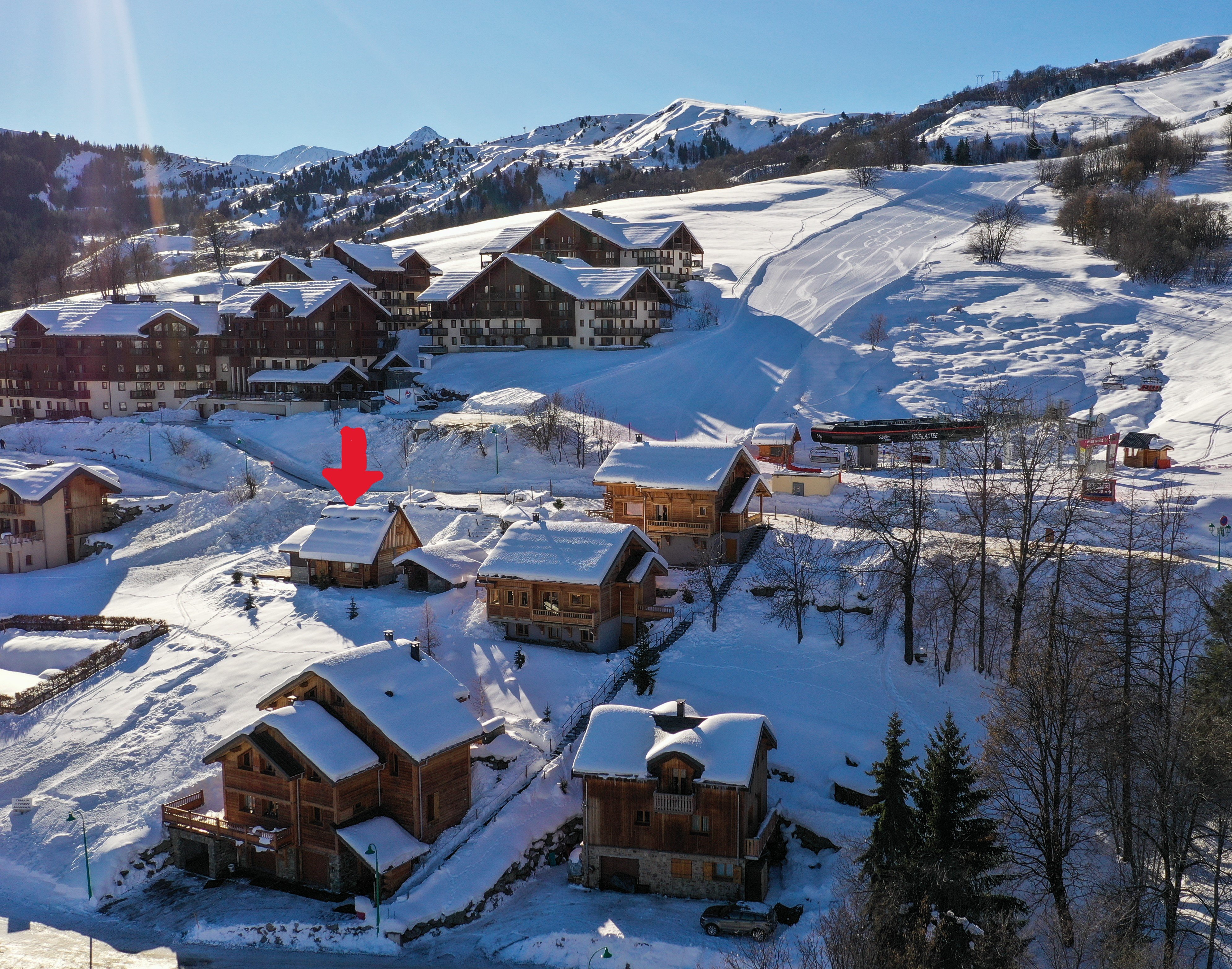 Le P'tit Refuge : Chalet de charme au pied des pistes 7personnes