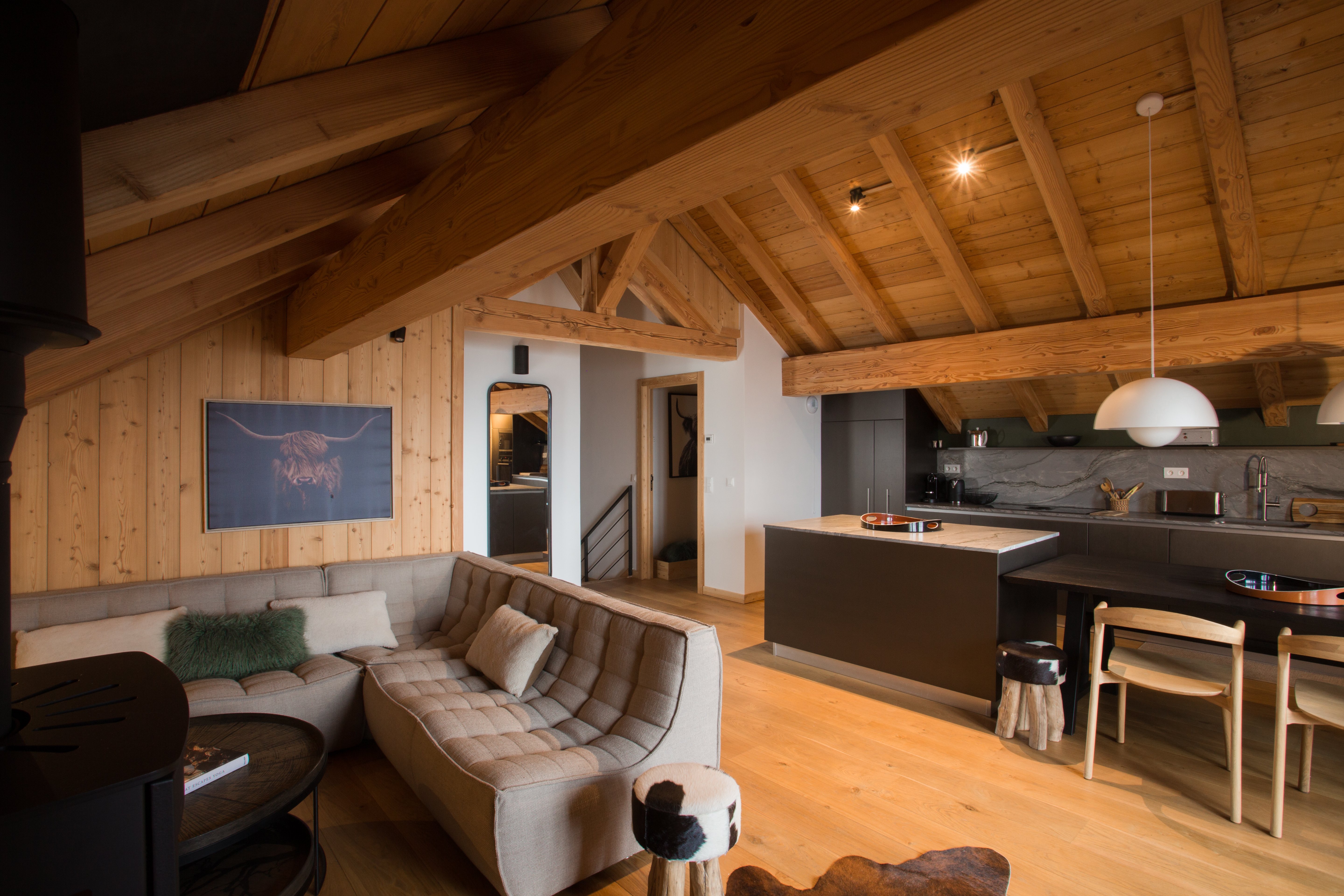 NOTRE HORIZON - 5*/ 95m2  / 10 PERSONNES/  3 chambres et 3 SDB/ PIEDS DES PISTES