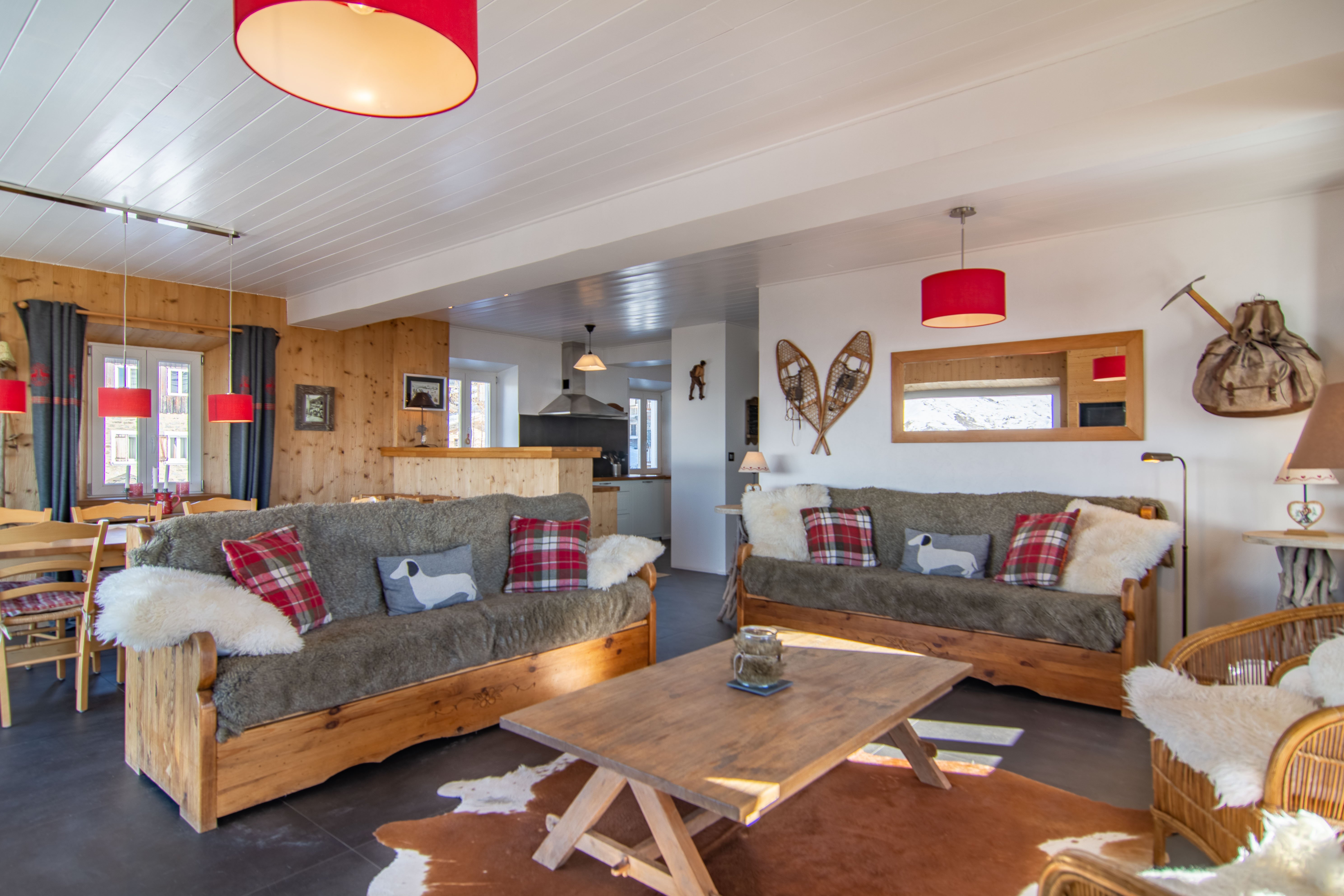 Chalet apartment l'Arpette - ski in/out - vue montagne - 8PAX - Arc1600/Paradiski
