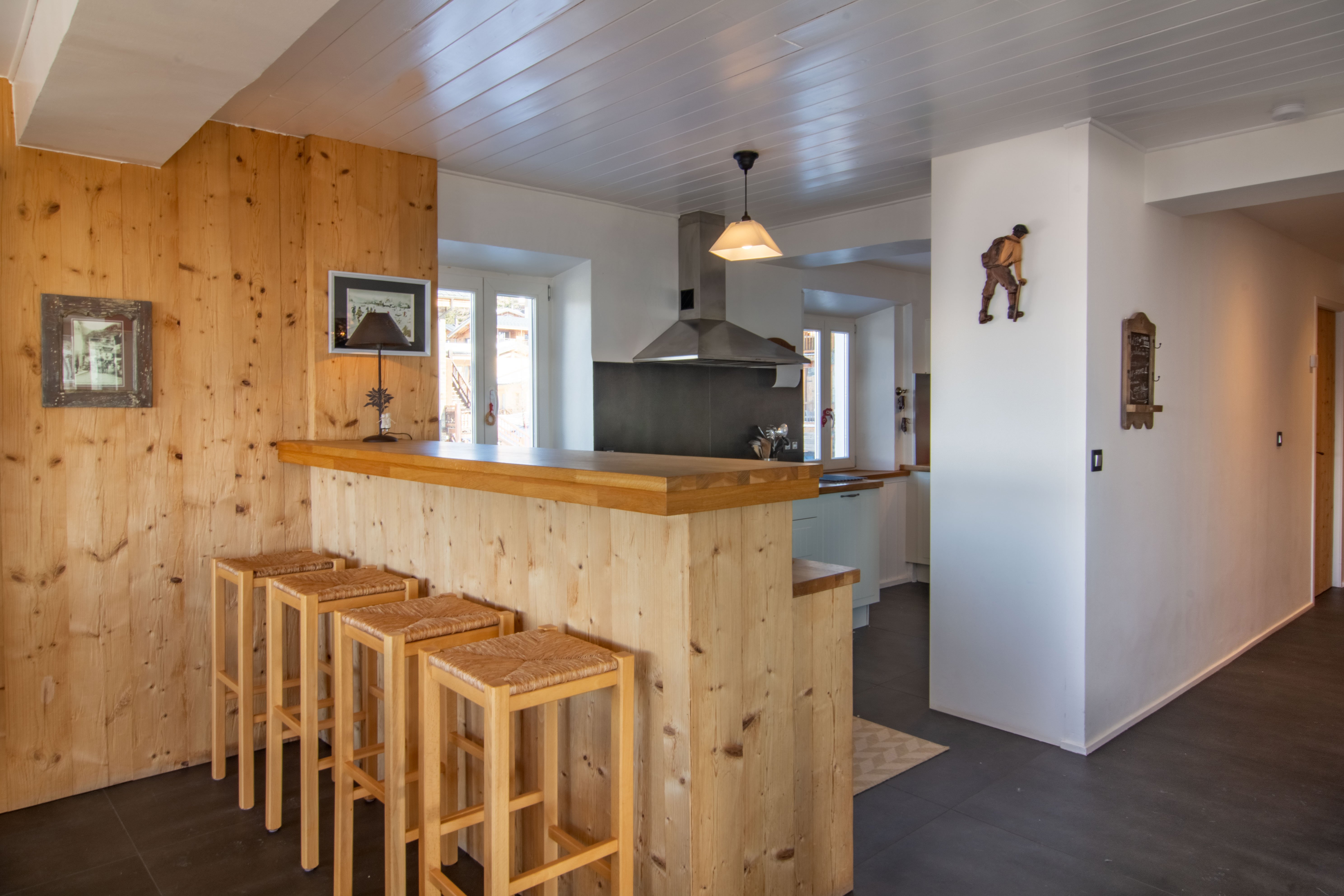Chalet apartment l'Arpette - ski in/out - vue montagne - 8PAX - Arc1600/Paradiski