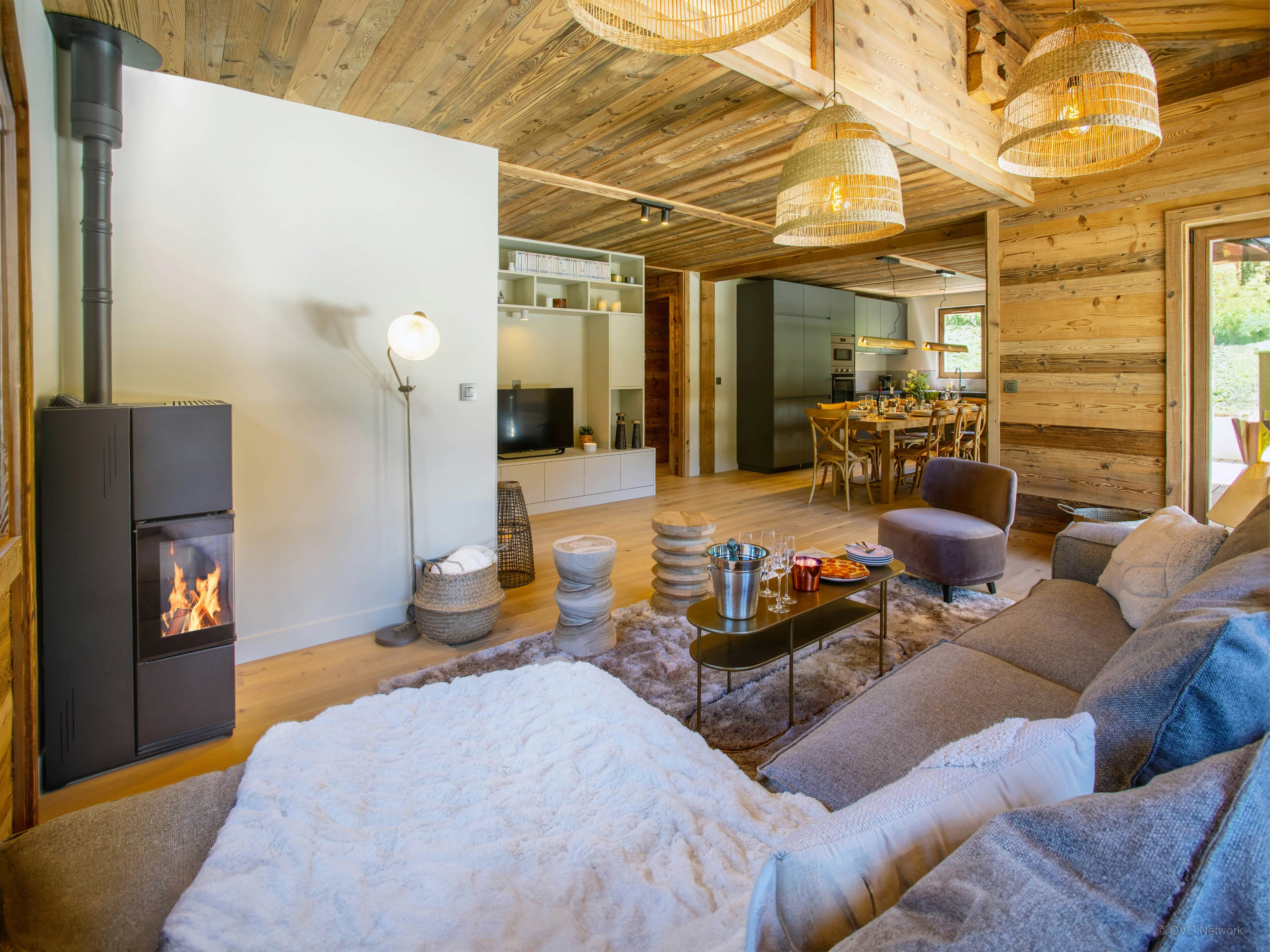 Vacances pour 10 à La Clusaz avec sauna