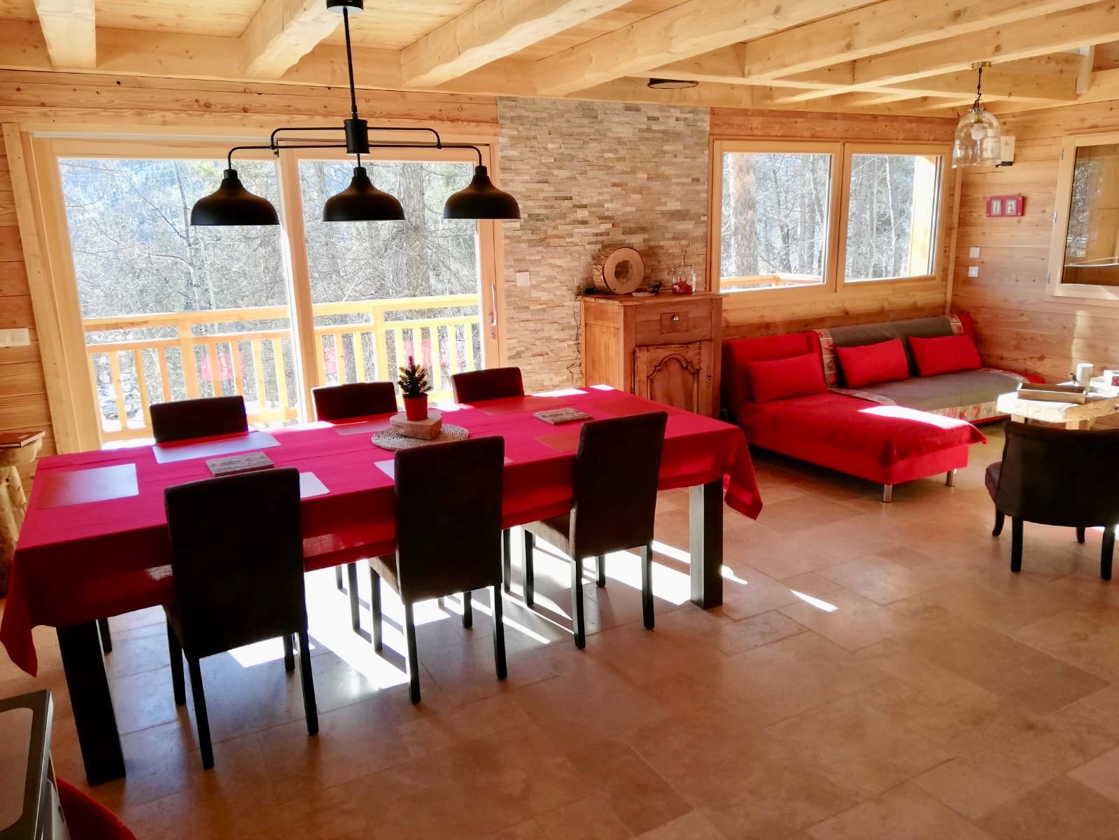 Serre Chevalier chalet lumineux standing 12personnes