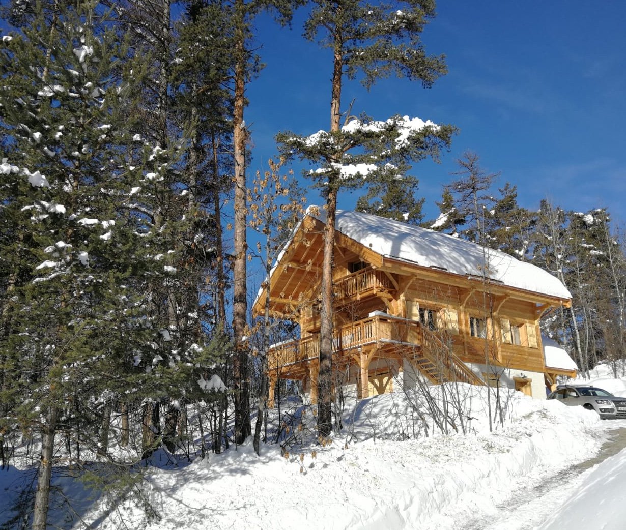 Serre Chevalier chalet lumineux standing 12personnes