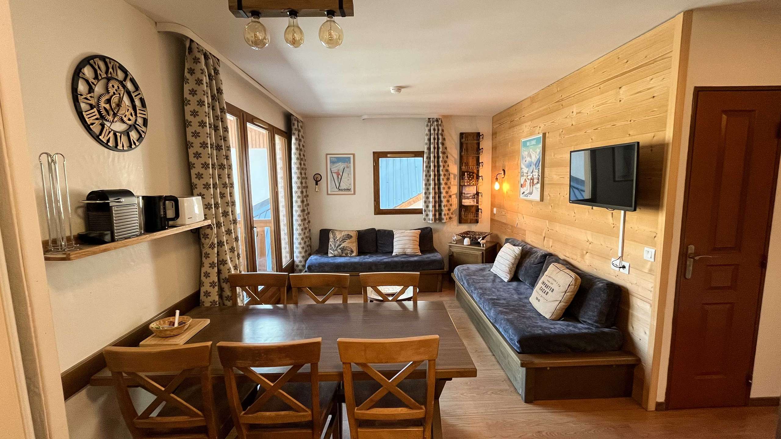APPARTEMENT 3 PIECES 6 PERSONNES.  PROCHE PISTE