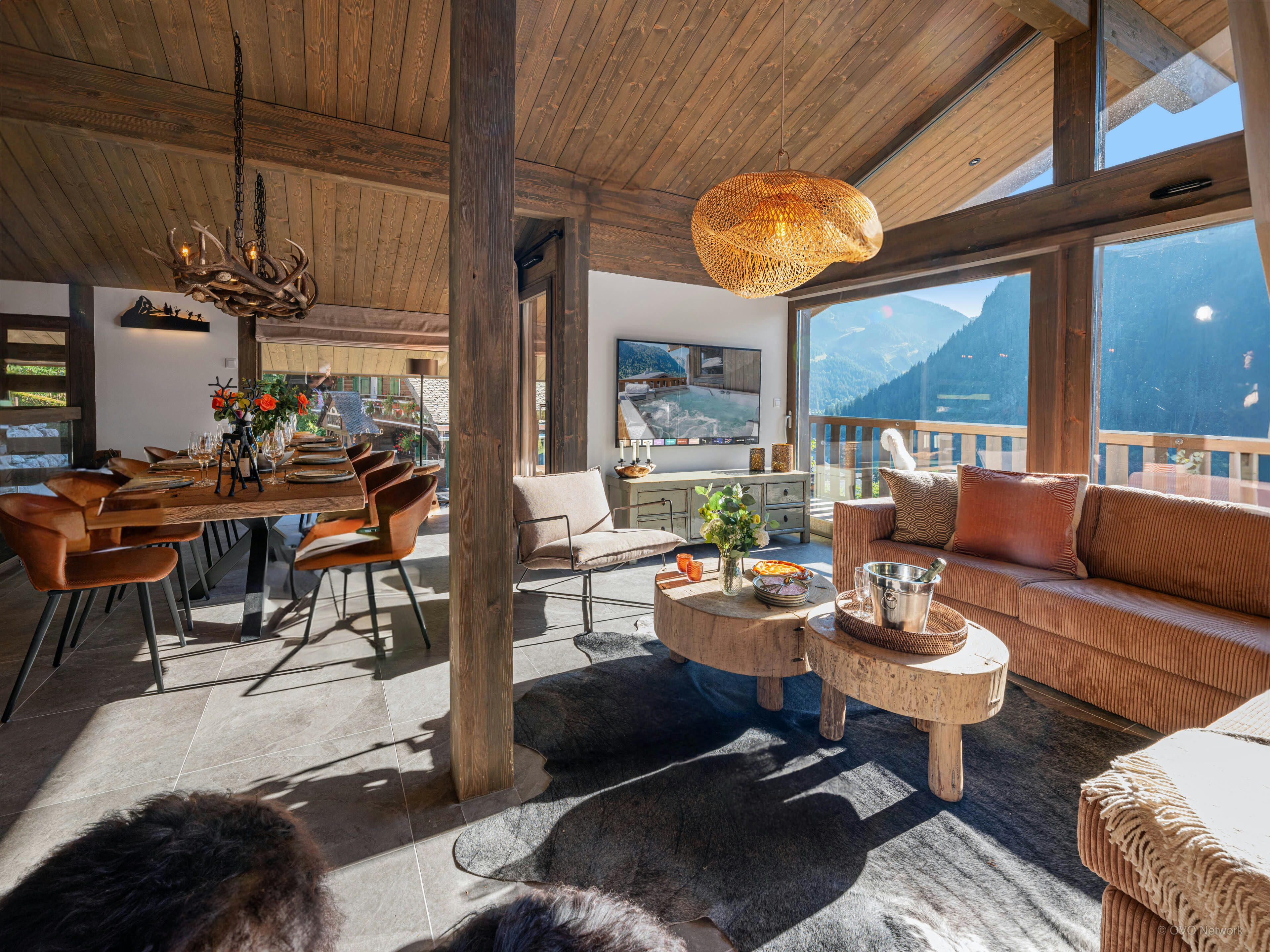 Séjour alpin avec jacuzzi aux portes du soleil