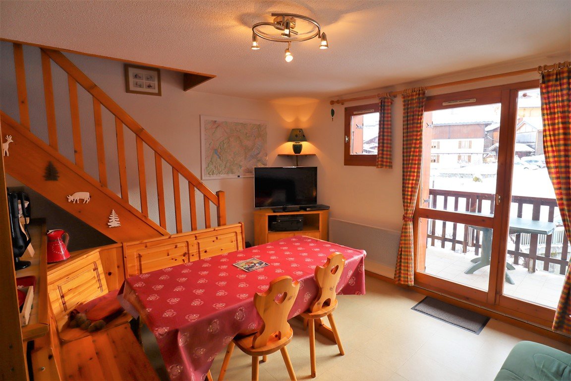 Appartement spacieux pour 6 personnes en duplex de 43m² au coeur du village et proche des pistes