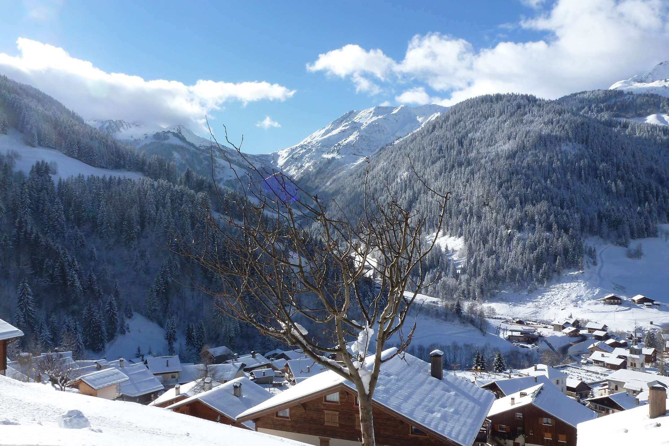 Vacances en montagne  Arêches-Beaufort.T2 plein. 2à 3 pers.