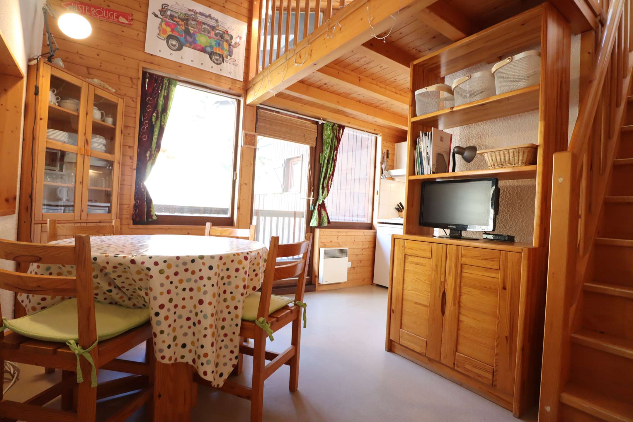 Appartement en mezzanine et 2 chambres - Navette ski au pied - Wifi