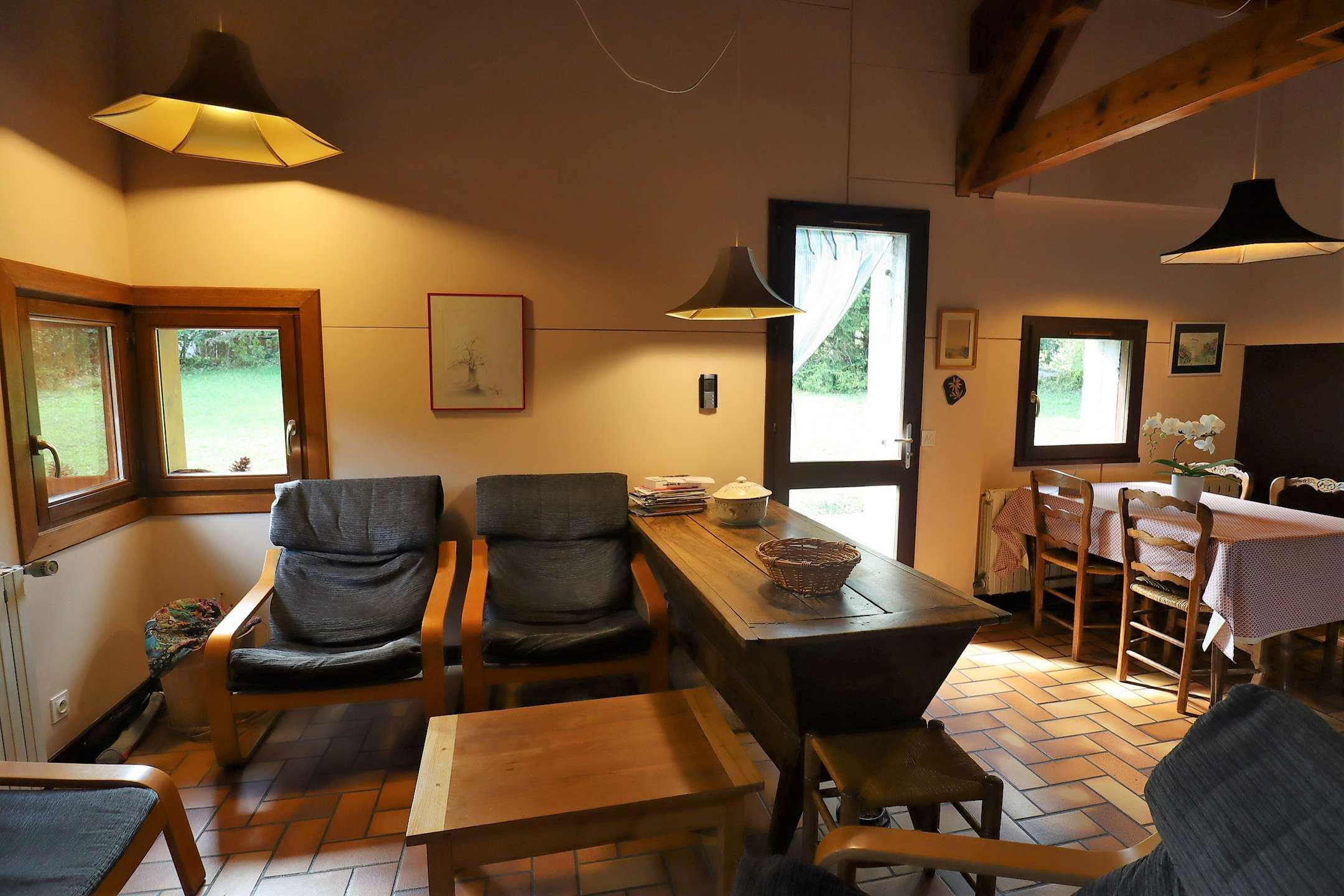 Chalet d'architecte. 6 pers. confort / 7 pers. au Planay. Calme, spacieux. 2 chambres