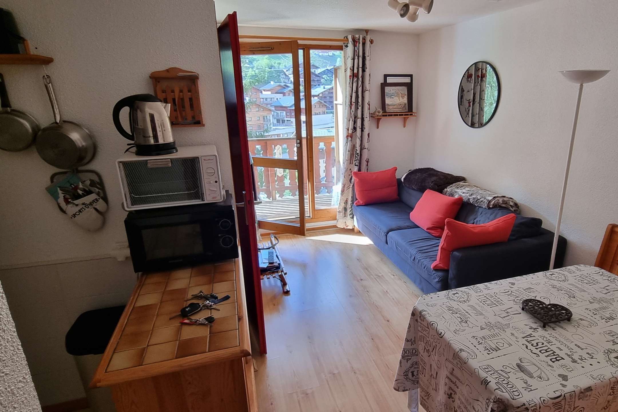 Appartement 4 personnes centre village proche des pistes, classé 2 étoiles pour 3 personnes