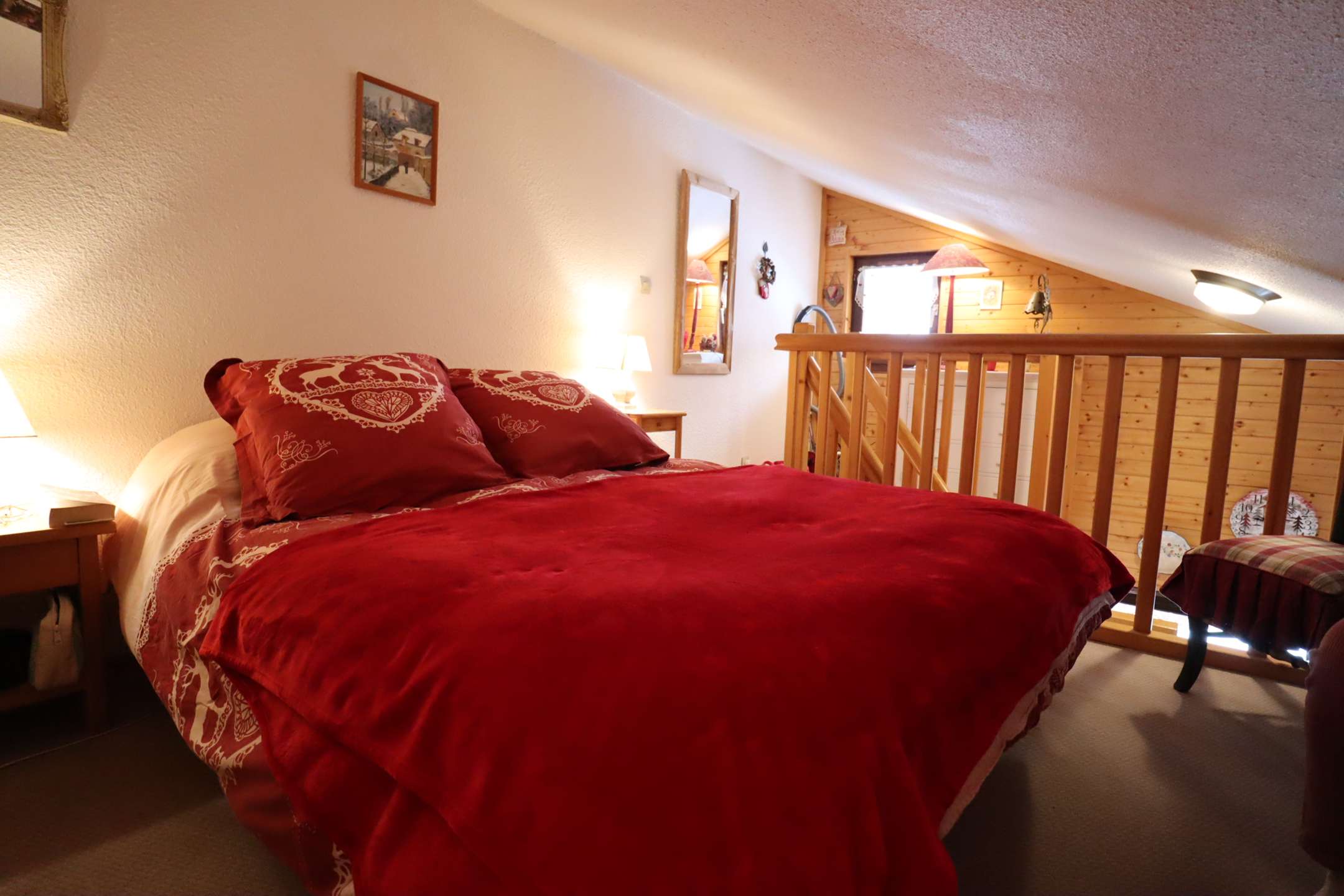 Studio de 27m² connecté très cosy avec mezzanine  pour 2/3 personnes maximum, calme et soleil