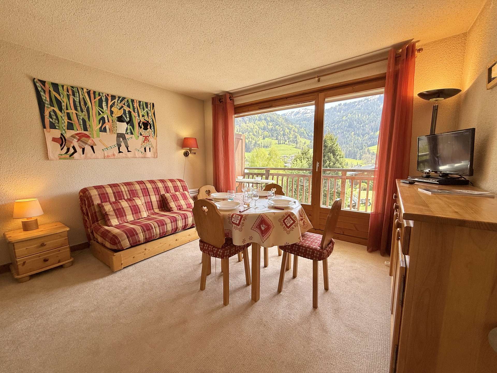 Studio cabine à Praz-sur-Arly - 4 personnes