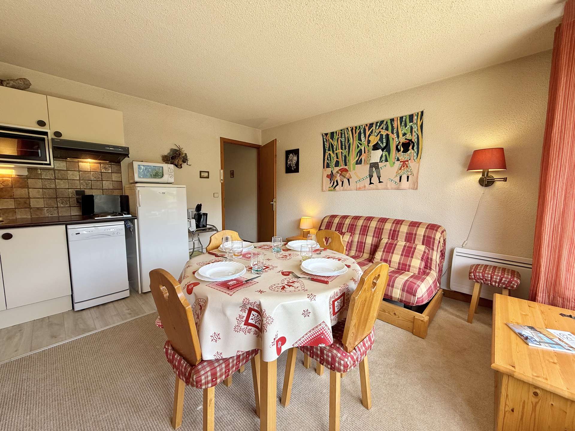 Studio cabine à Praz-sur-Arly - 4 personnes