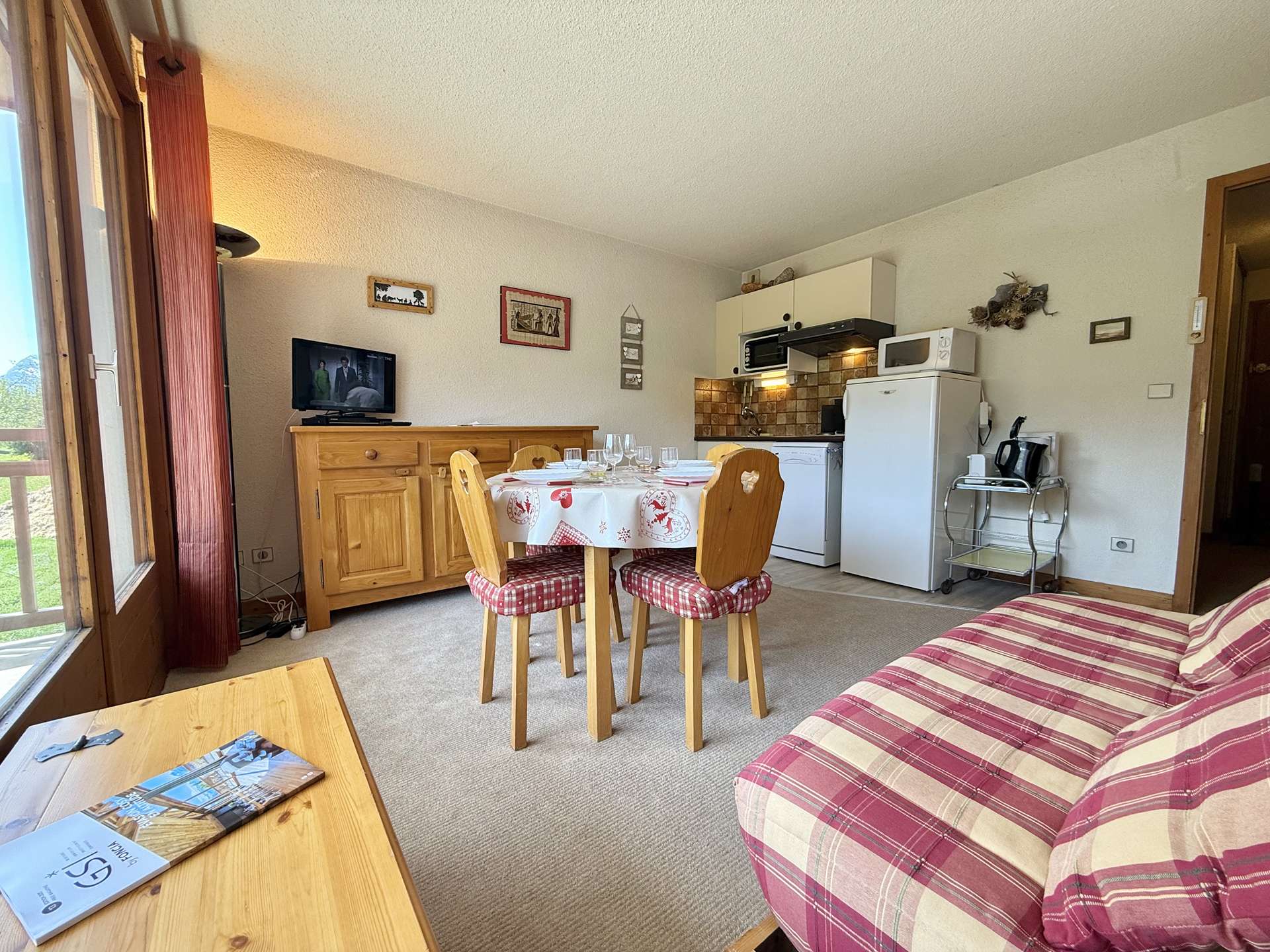 Studio cabine à Praz-sur-Arly - 4 personnes