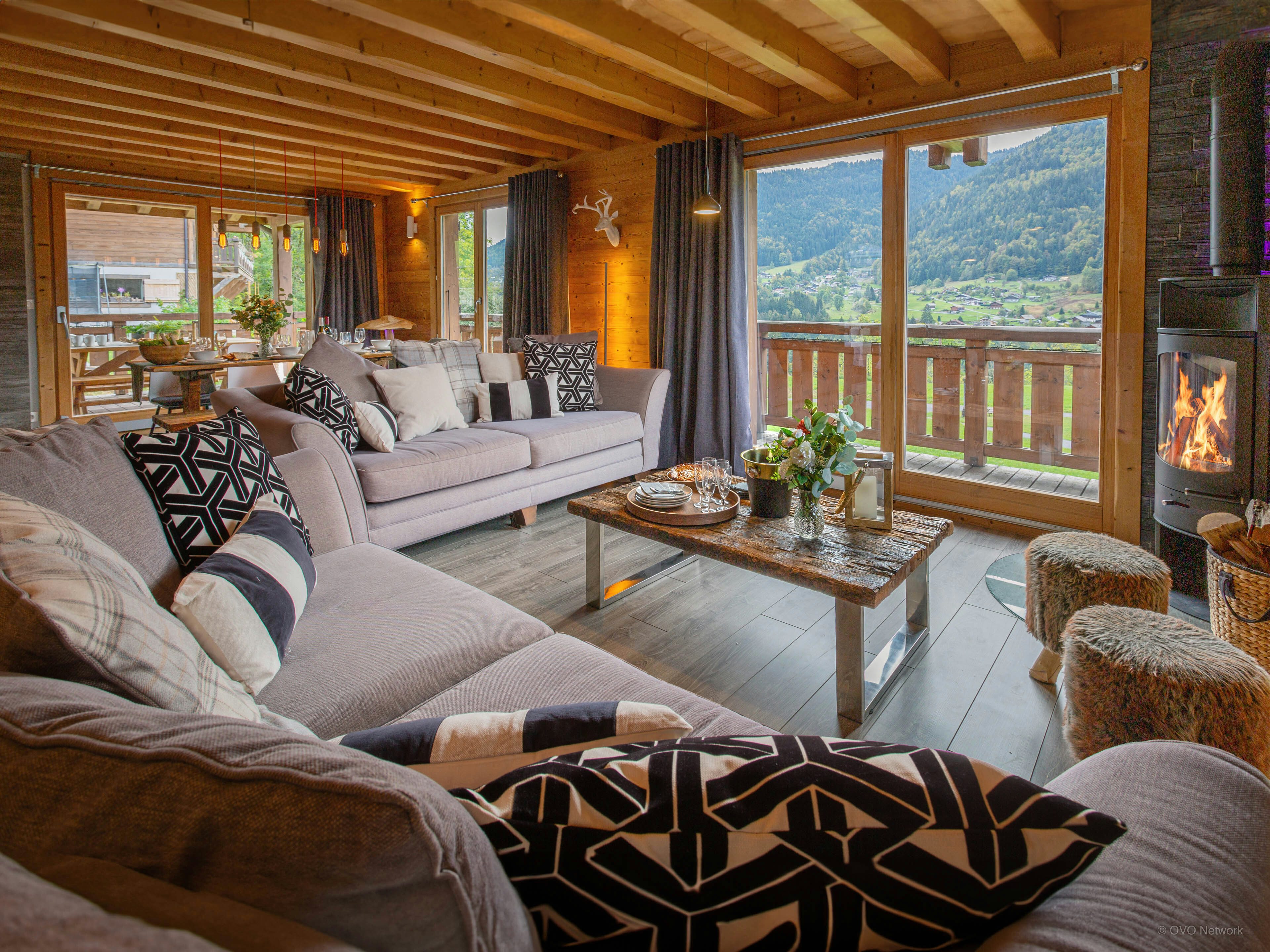Séjour alpin 8p avec jacuzzi et sauna