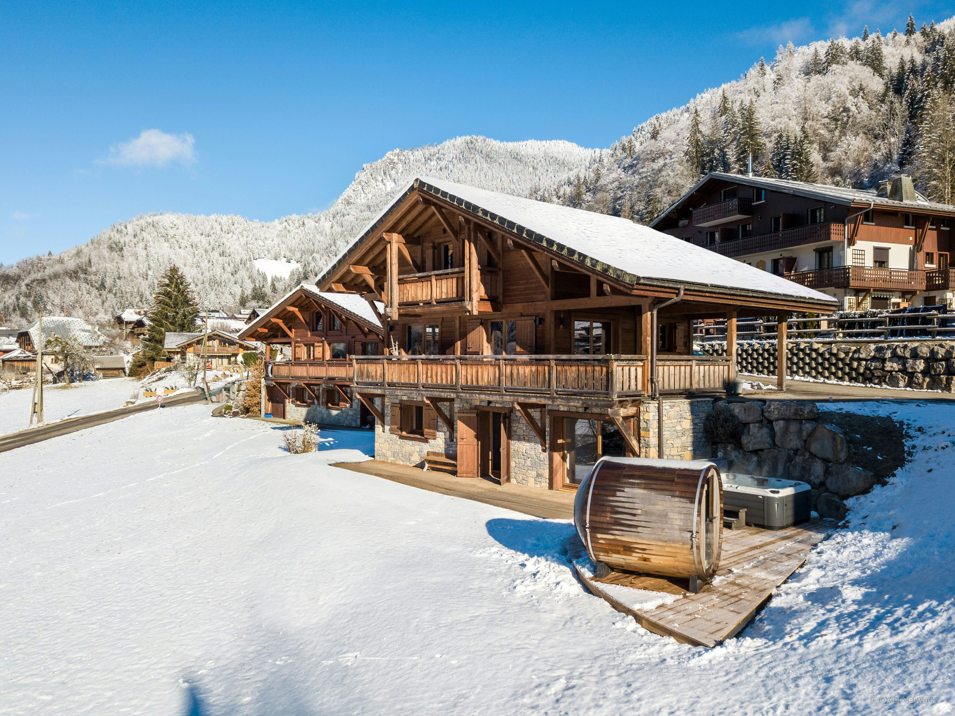 Séjour alpin 8p avec jacuzzi et sauna