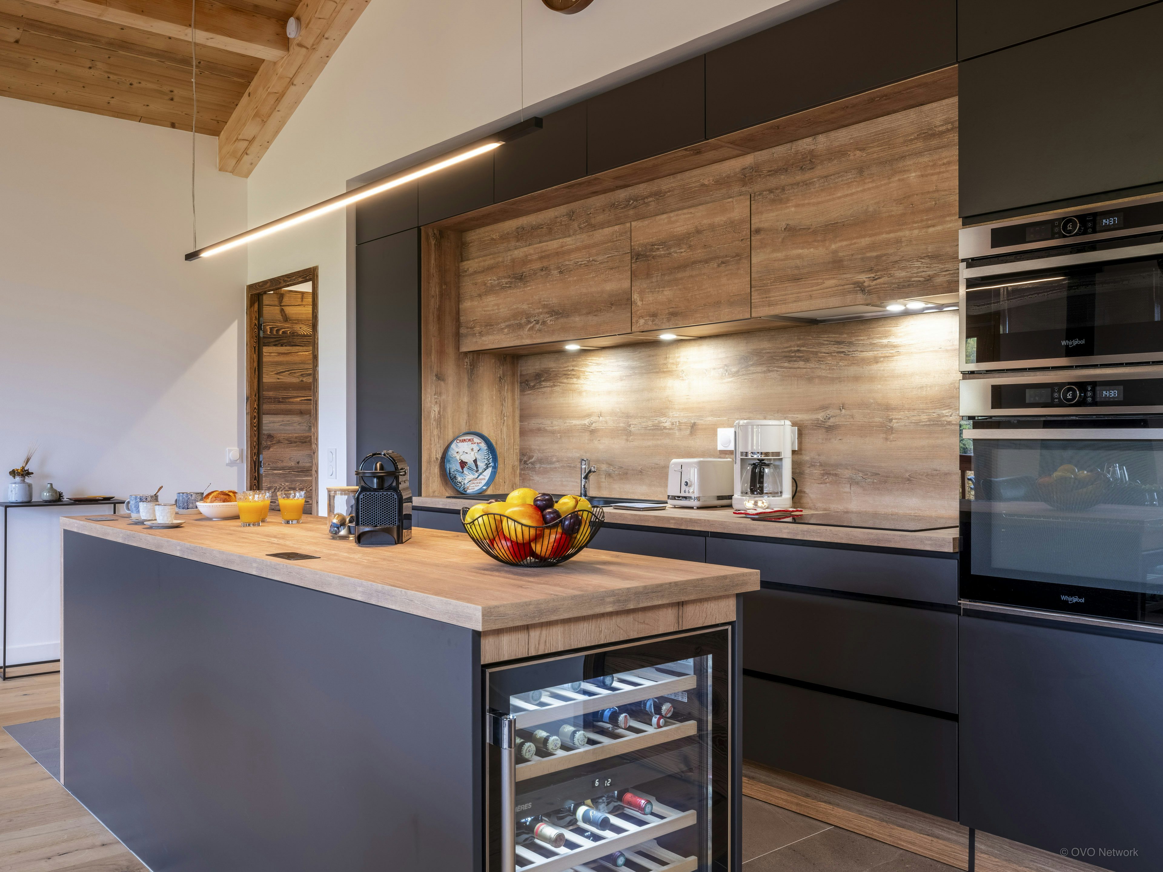 Penthouse pour 9 avec vue sur le mont Blanc