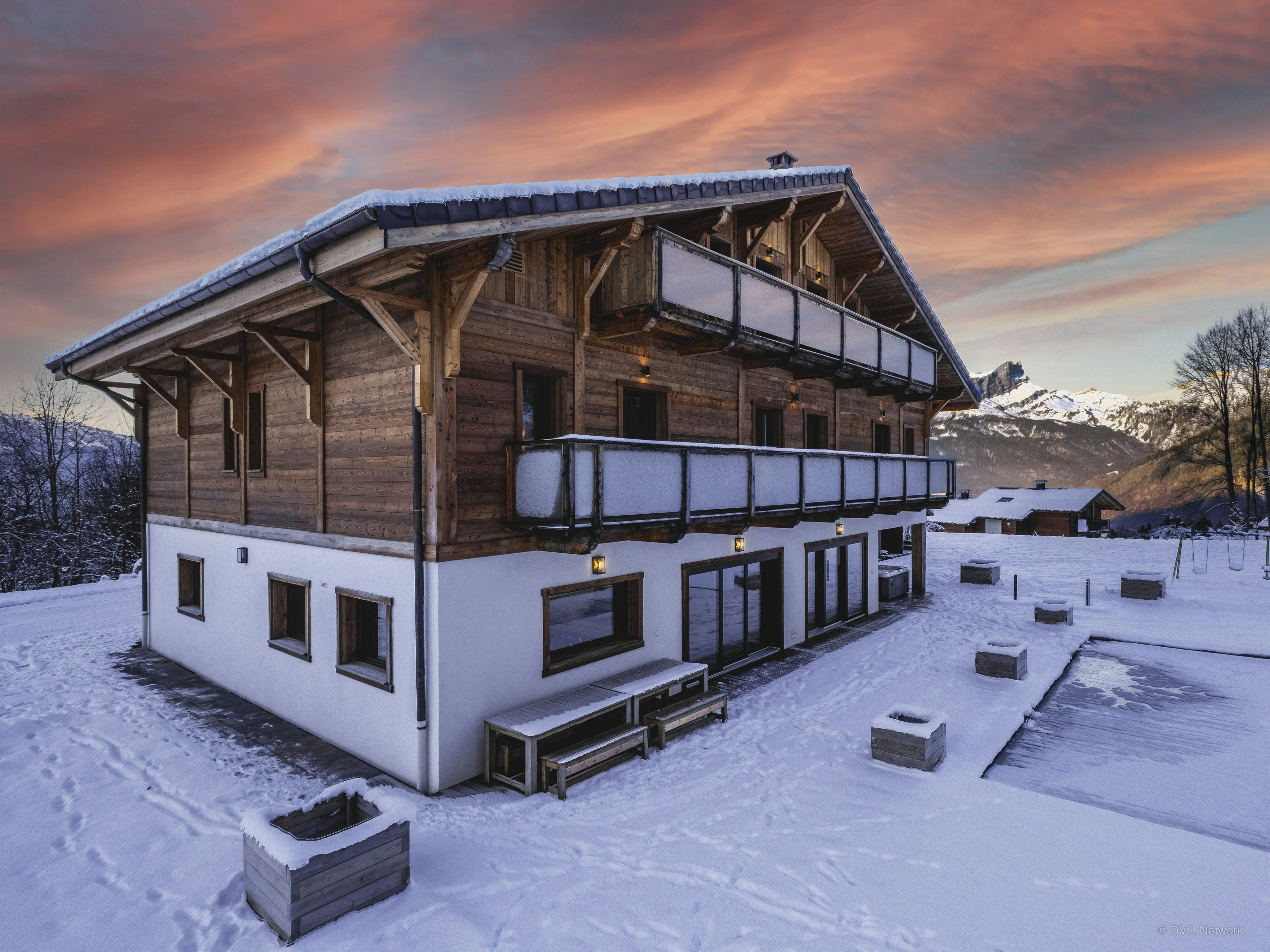 Séjour à Saint-Gervais avec jacuzzi, sauna et piscine d'été