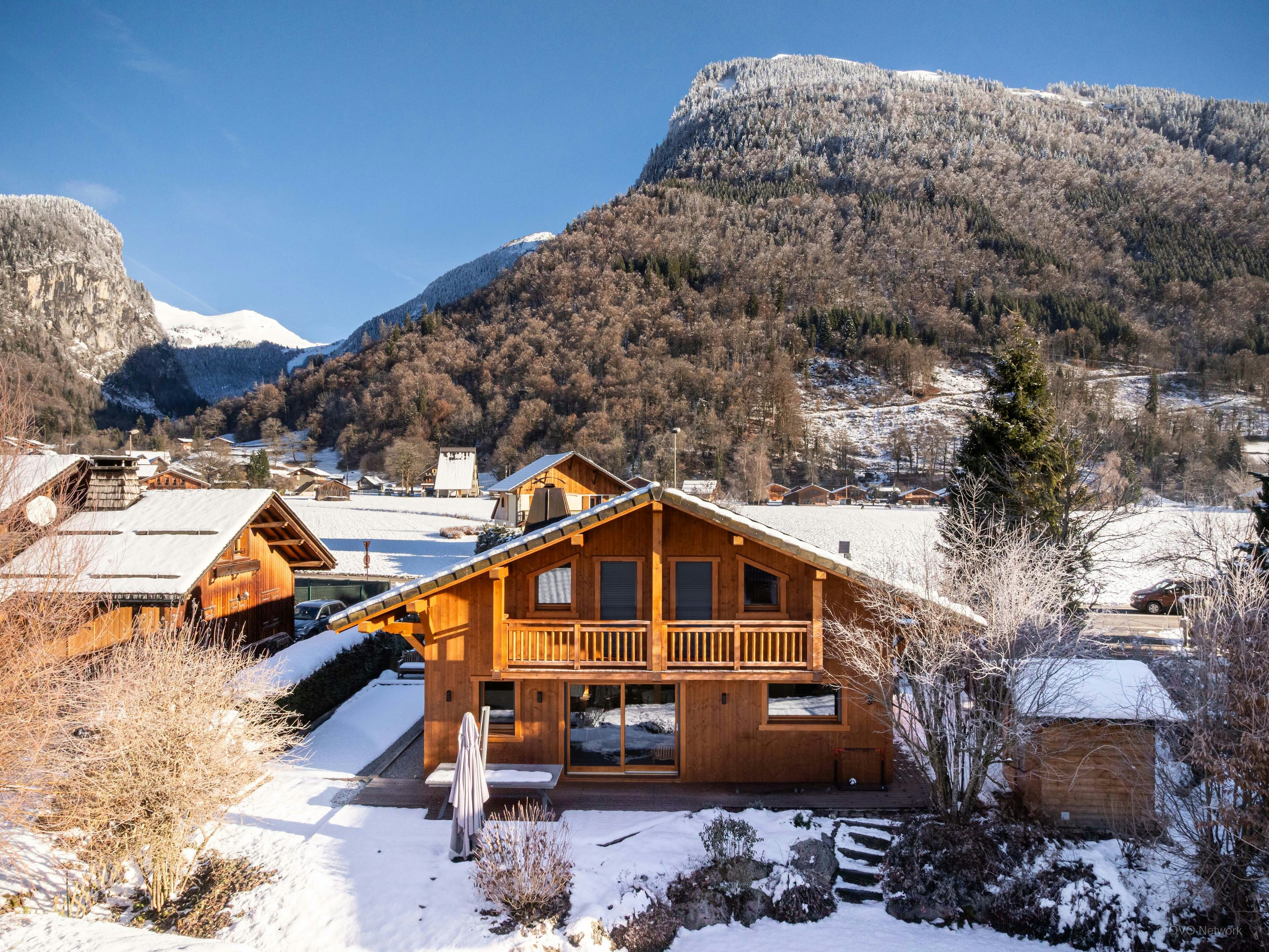 Séjour alpin 12p avec sauna et jacuzzi