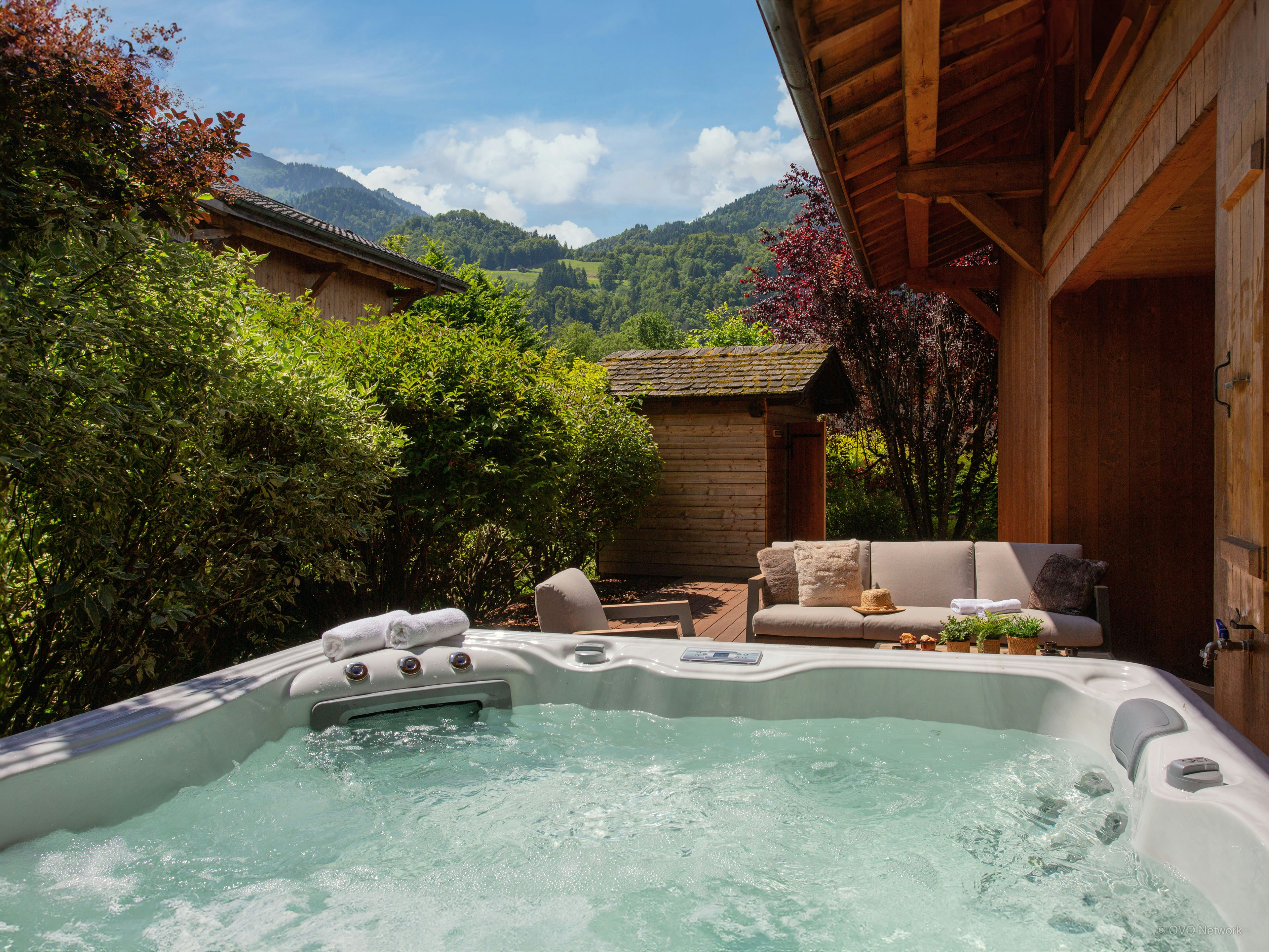 Séjour alpin 12p avec sauna et jacuzzi