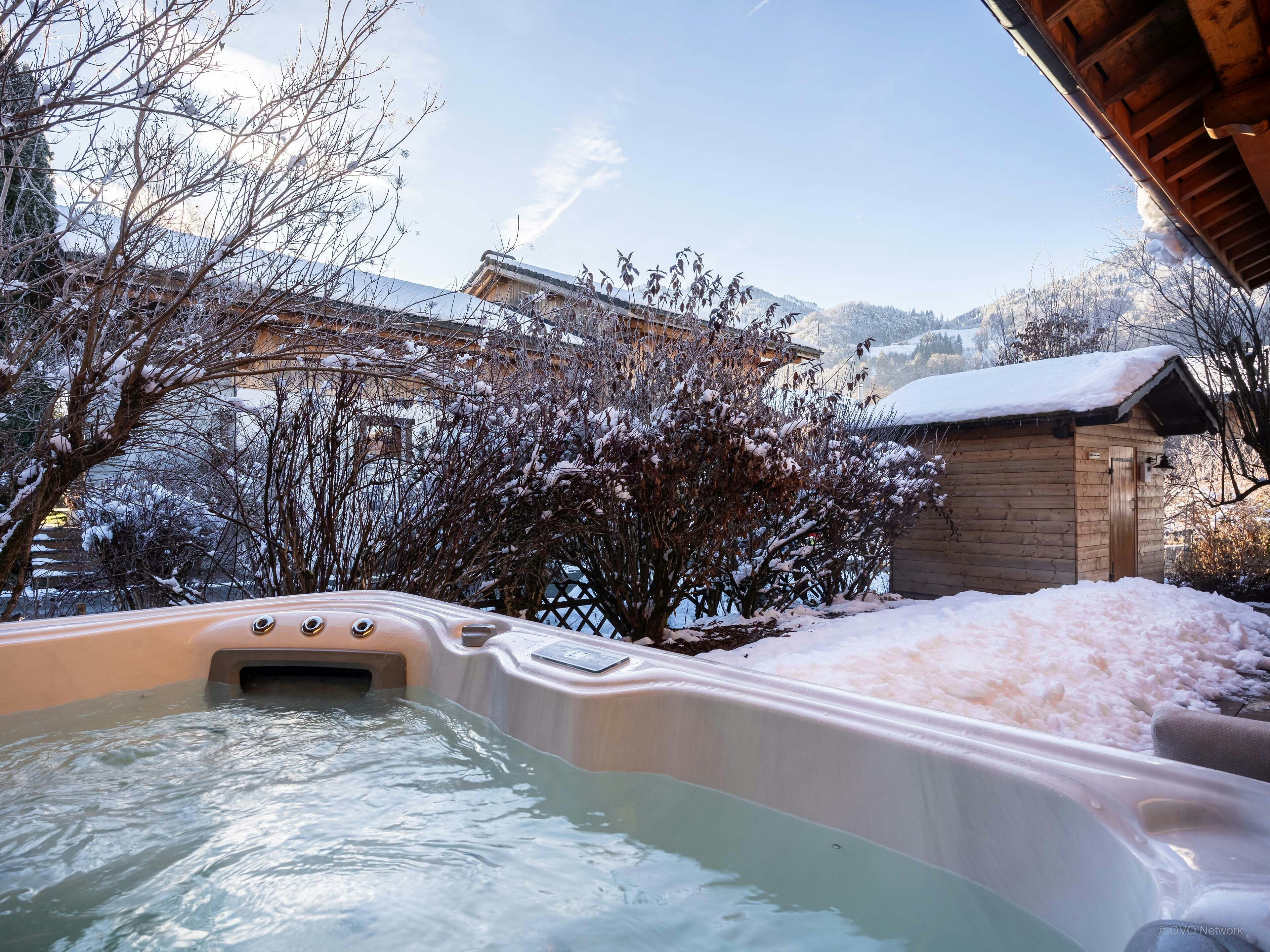 Séjour alpin 12p avec sauna et jacuzzi