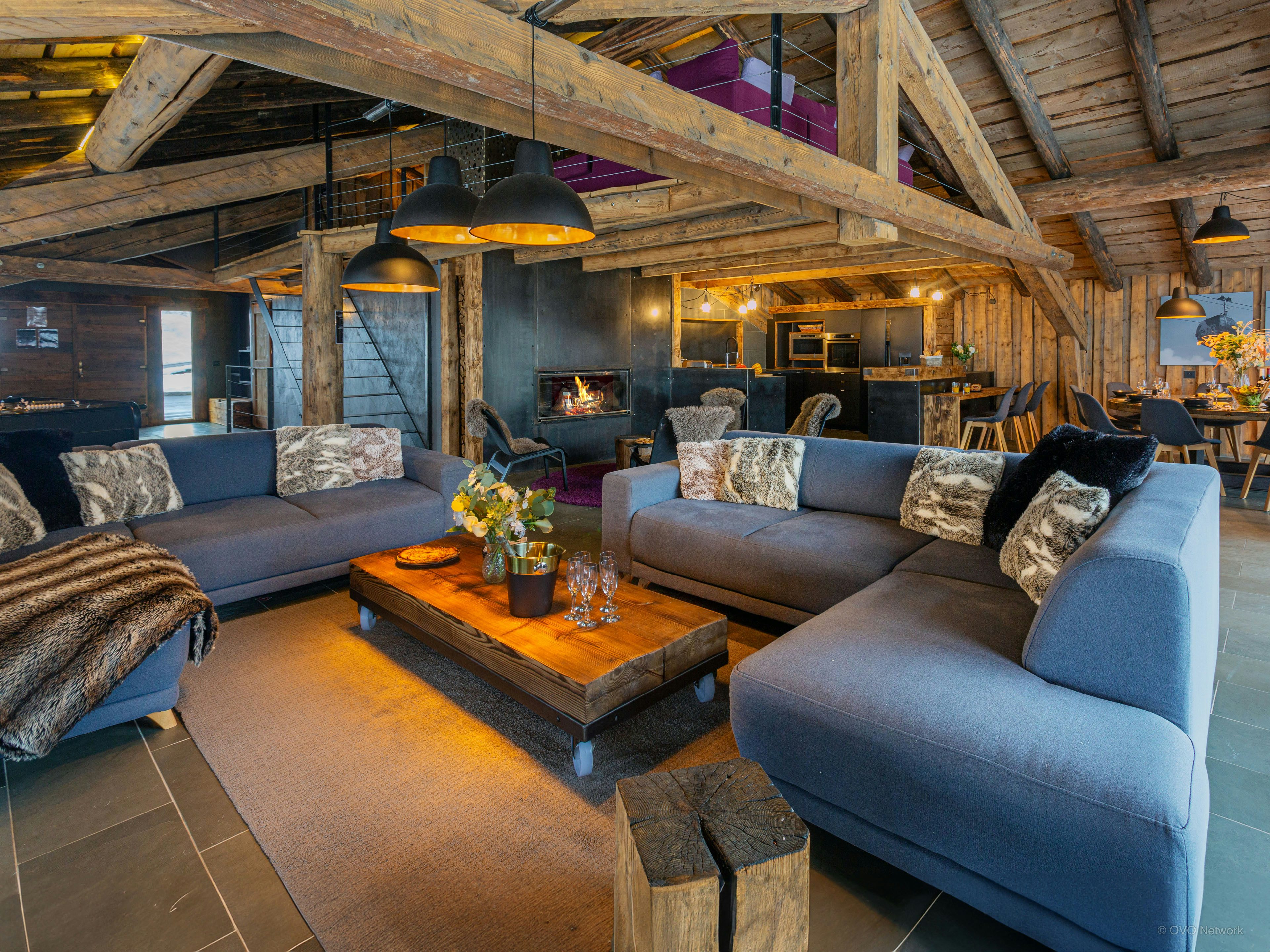 Chalet pour 15 (10 adultes) - bain nordique & hammam