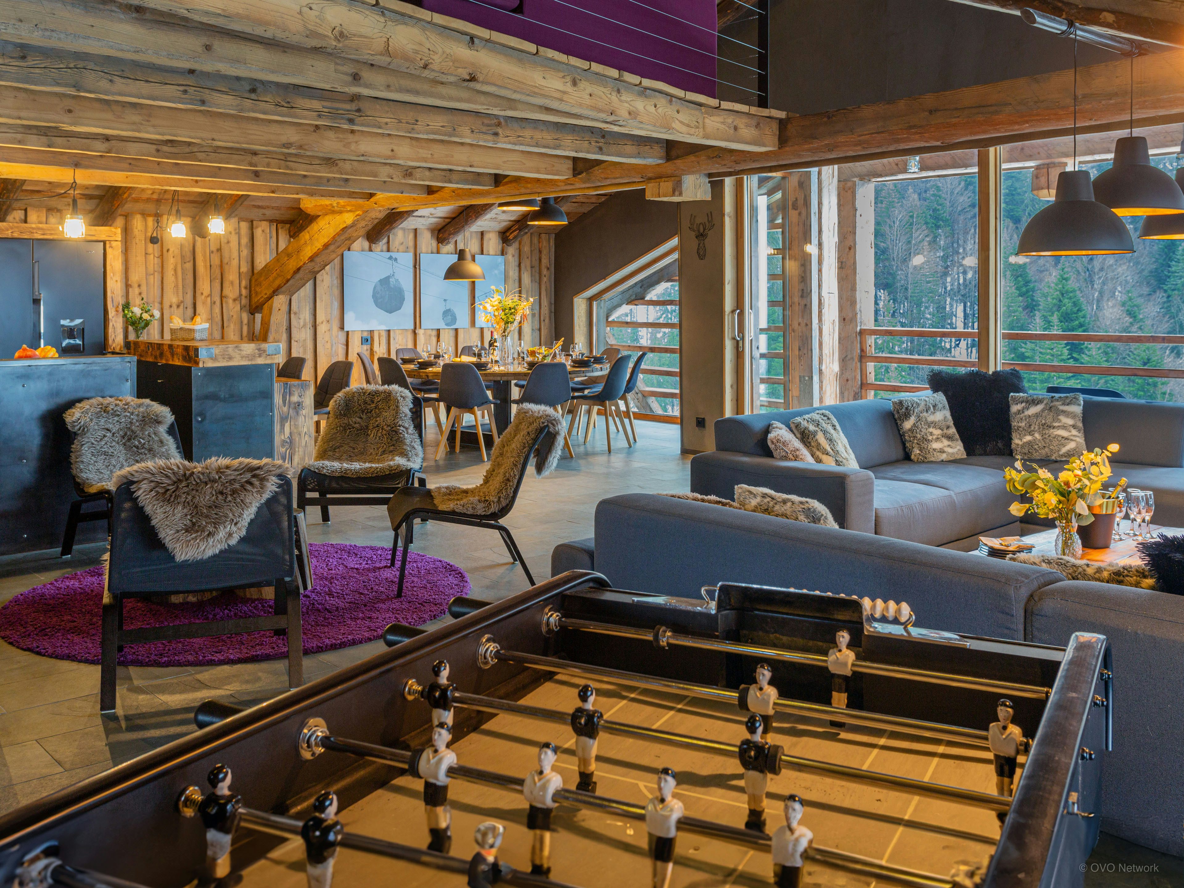 Chalet pour 15 (10 adultes) - bain nordique & hammam