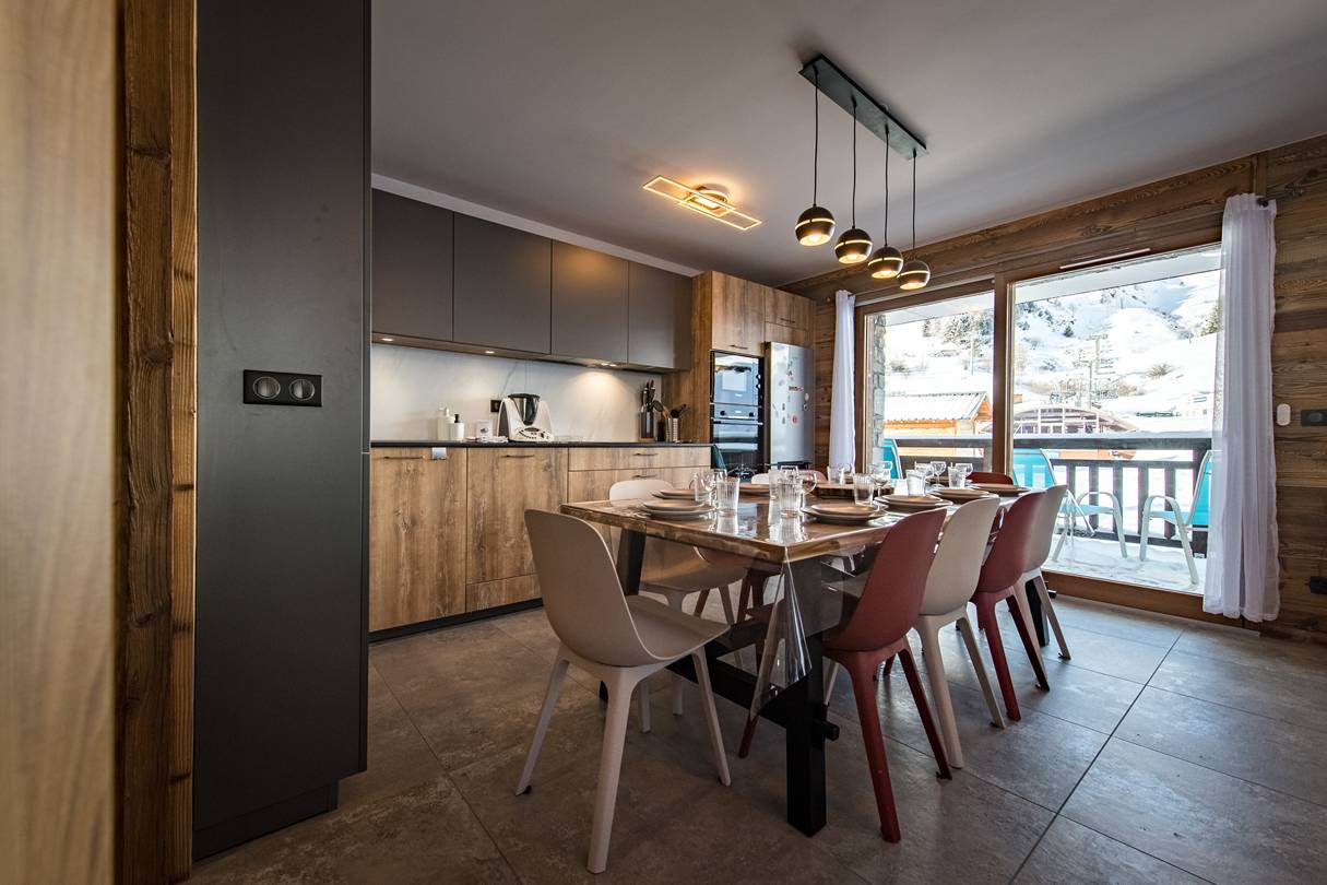 Appartement 8/10 personnes dans une résidence neuve au pied des pistes