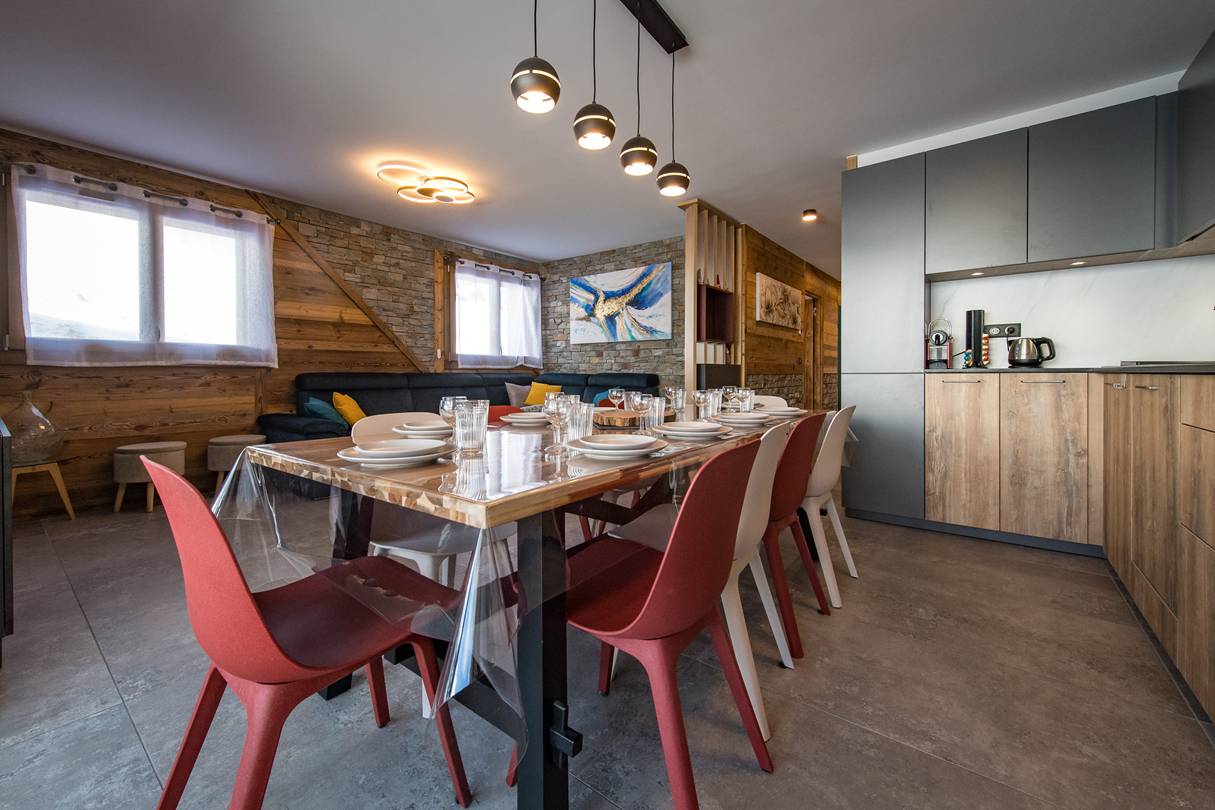 Appartement 8/10 personnes dans une résidence neuve au pied des pistes