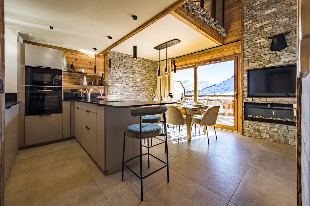 Duplex pour 6/8 personnes dans une résidence neuve au pied des pistes