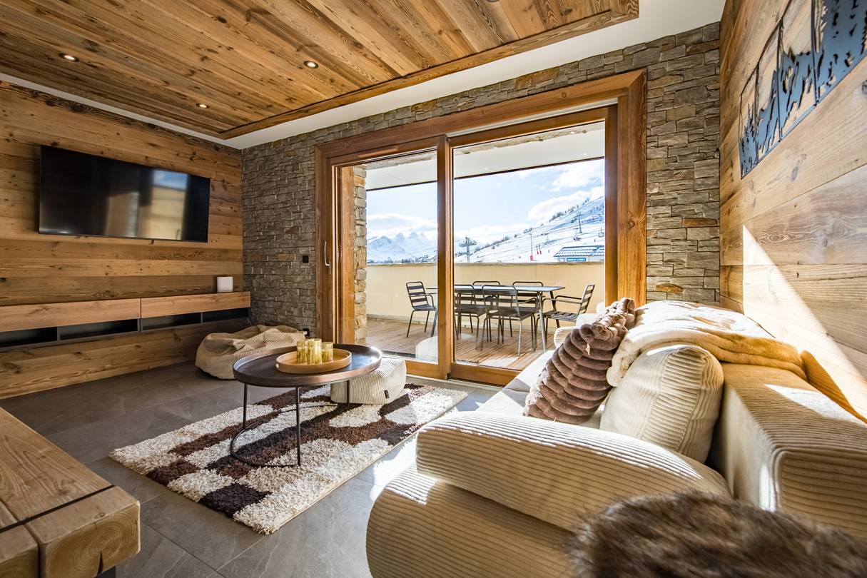 Appartement 6/8 personnes avec jacuzzi dans une résidence neuve au pied des pistes