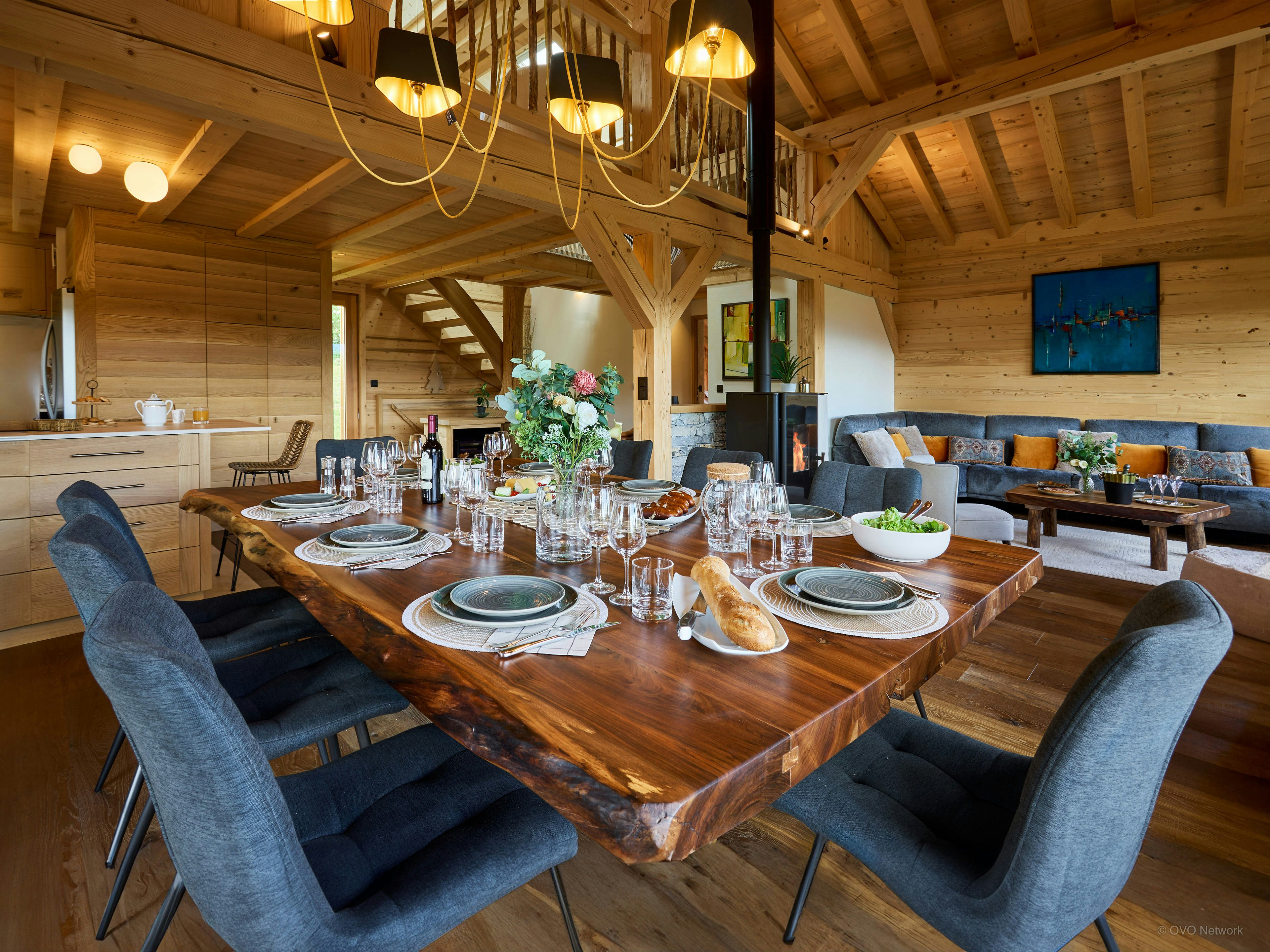 Séjour tout luxe pour 10 avec vue sur le Mont Blanc