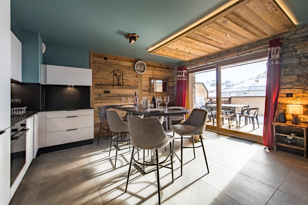 Appartement 6 personnes avec sauna dans une résidence neuve au pied des pistes