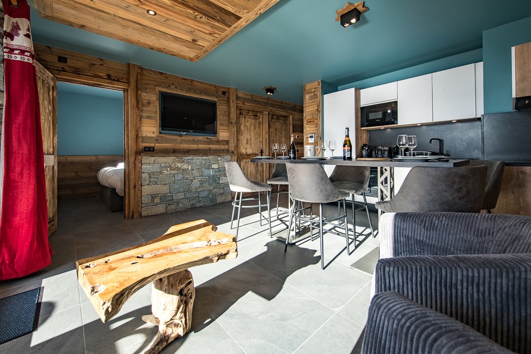 Appartement 6 personnes avec sauna dans une résidence neuve au pied des pistes