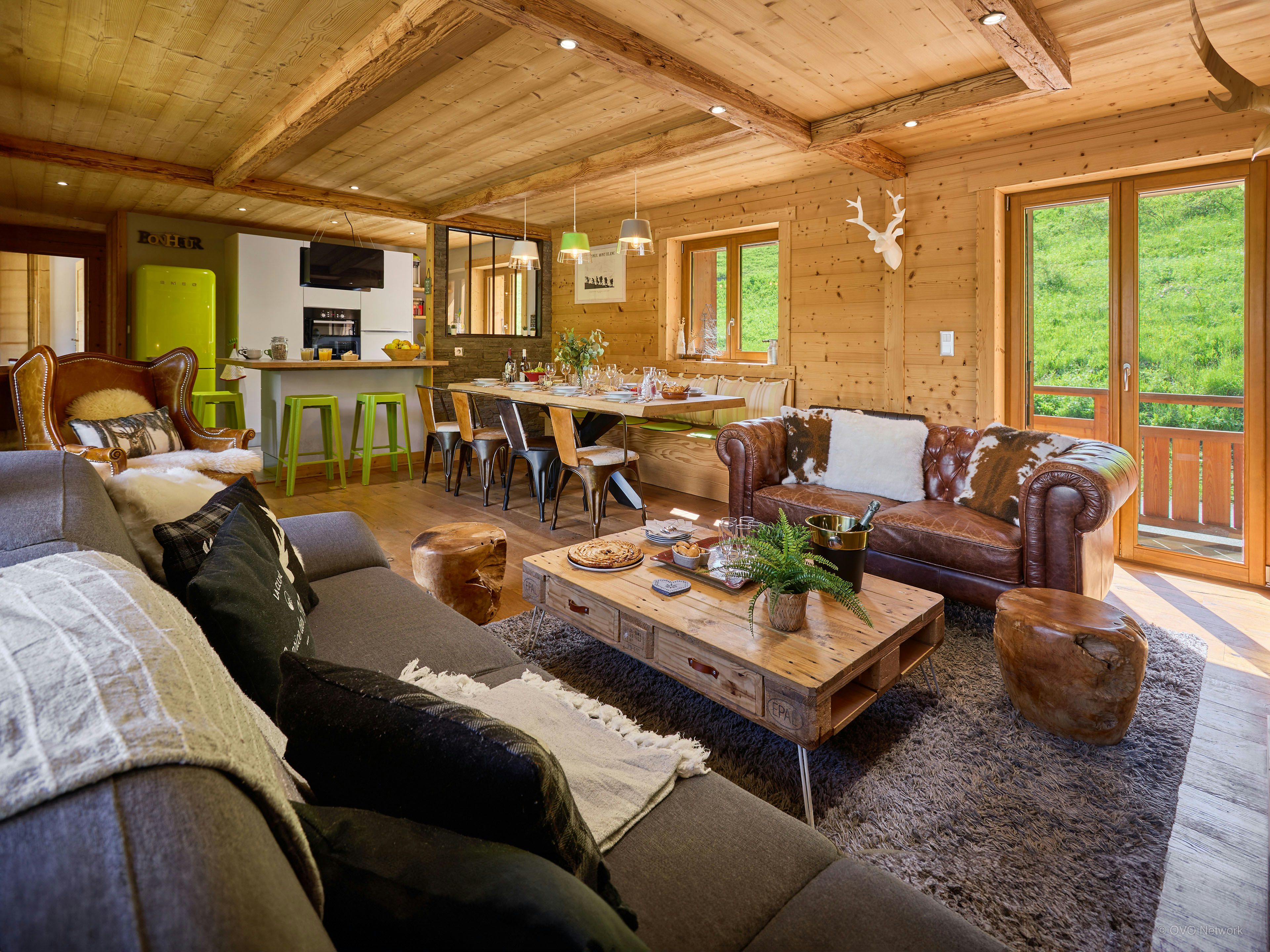 Appartement « skis aux pieds » pour 8 à La Clusaz