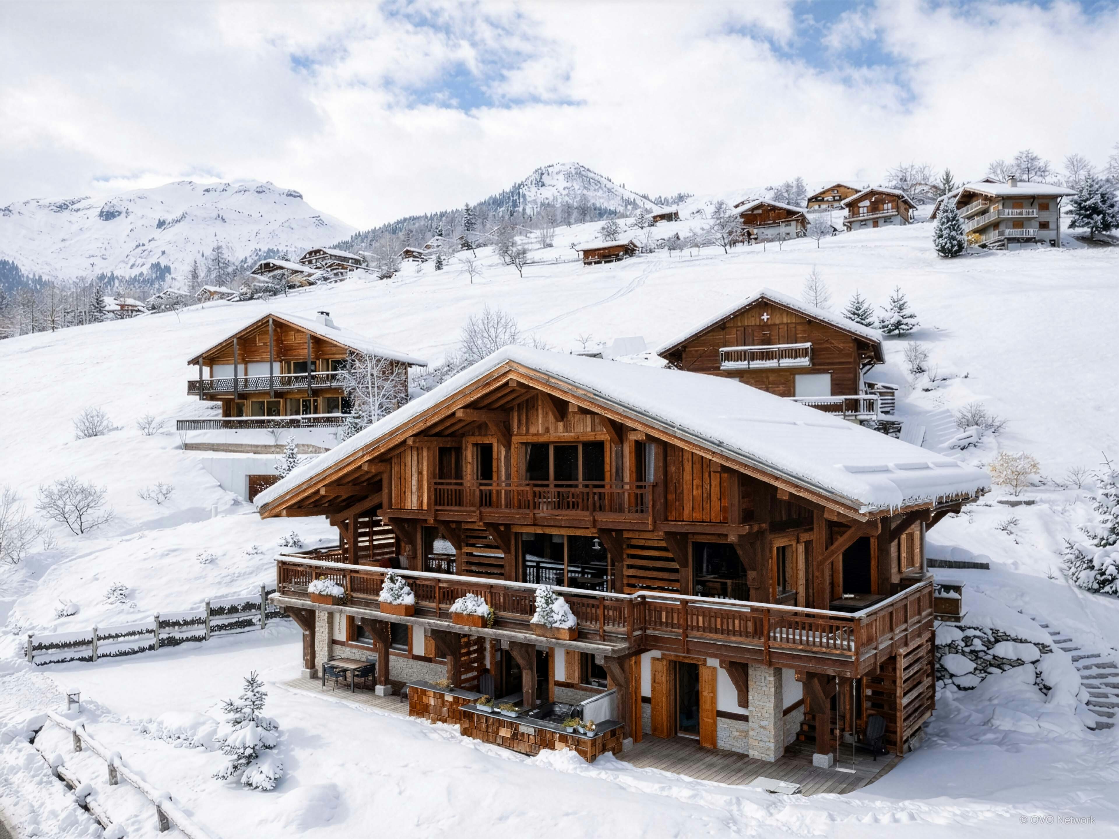 Séjour montagne pour 14 avec jacuzzi, hammam et sauna