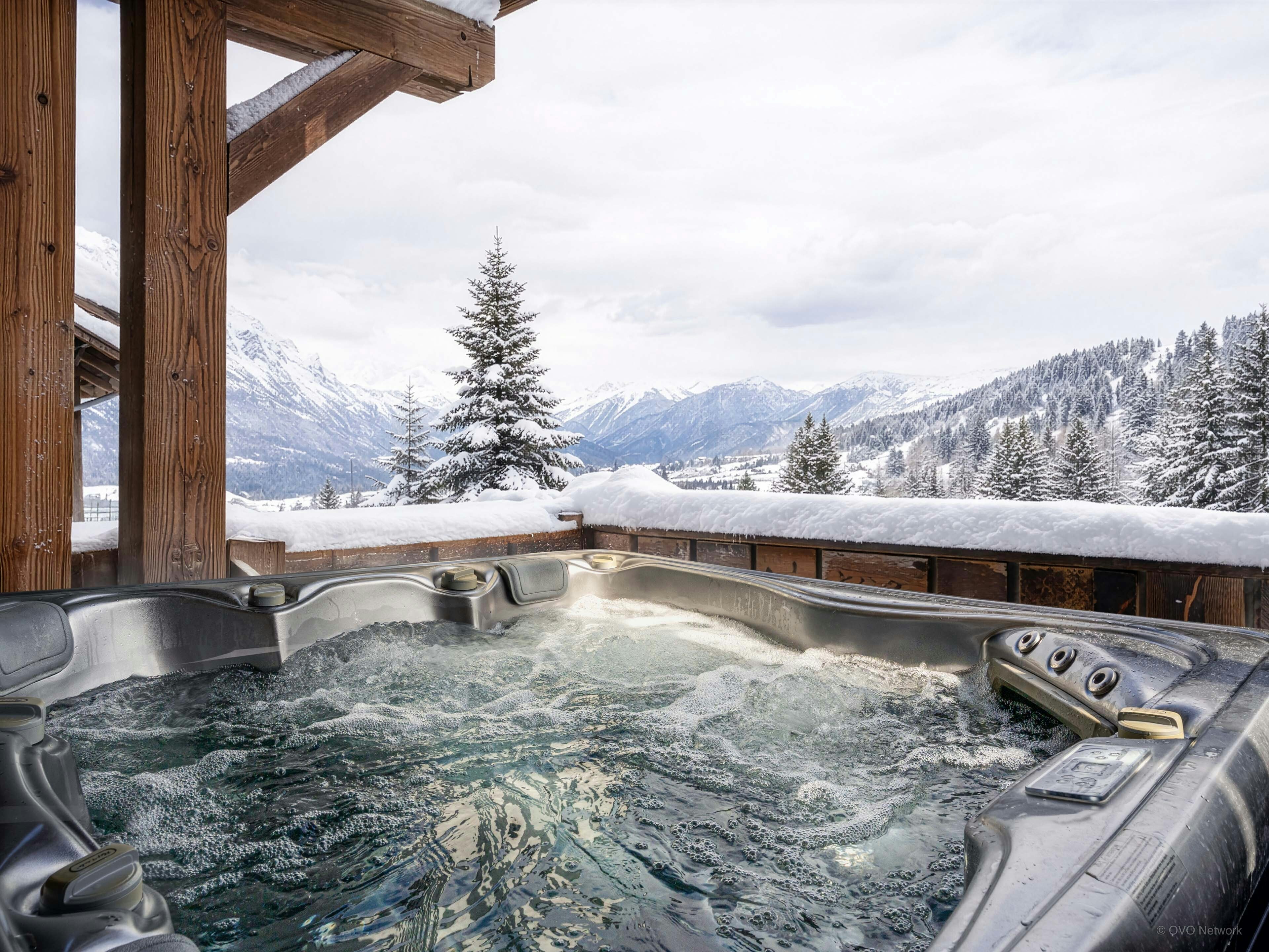 Séjour montagne pour 14 avec jacuzzi, hammam et sauna