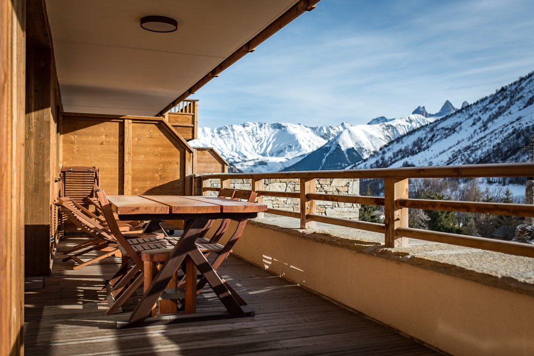 Bel appartement Haut de Gamme 6 personnes avec deux terrasses ensoleillées au coeur du village