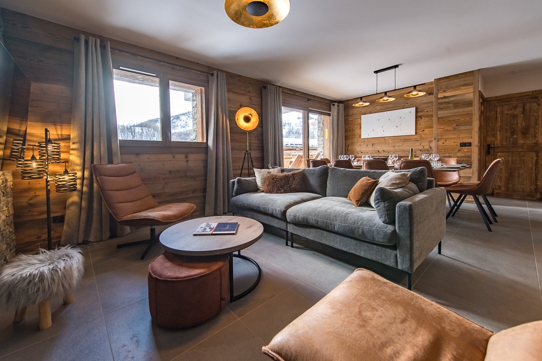 Appartement Haut de Gamme et spacieux au cœur du village avec sauna