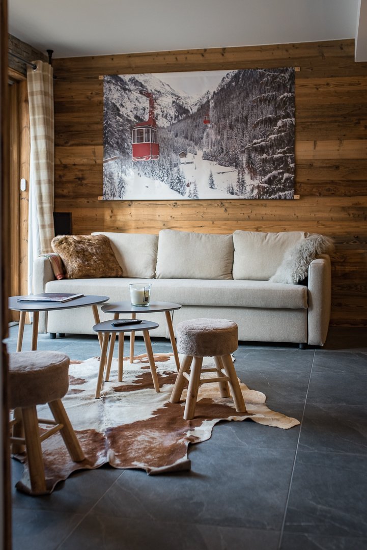 Appartement Haut de Gamme avec une grande terrasse au cœur du village - 6 personnes