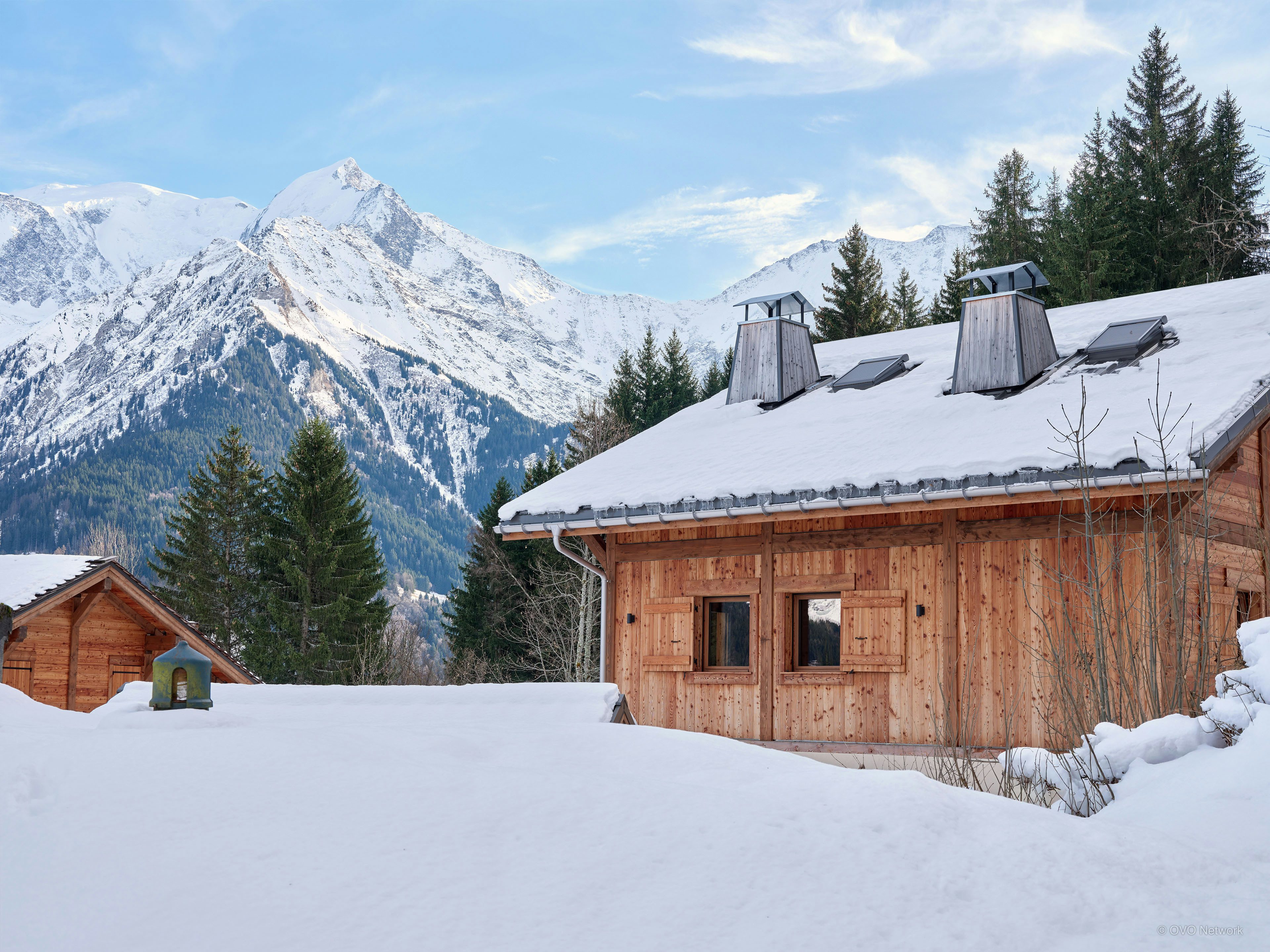 Séjour sur les pistes et vue sur le Mont Blanc