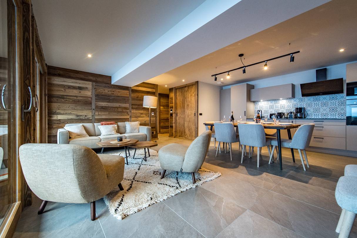 Appartement 8 personnes dans une résidence neuve sur le front de neige