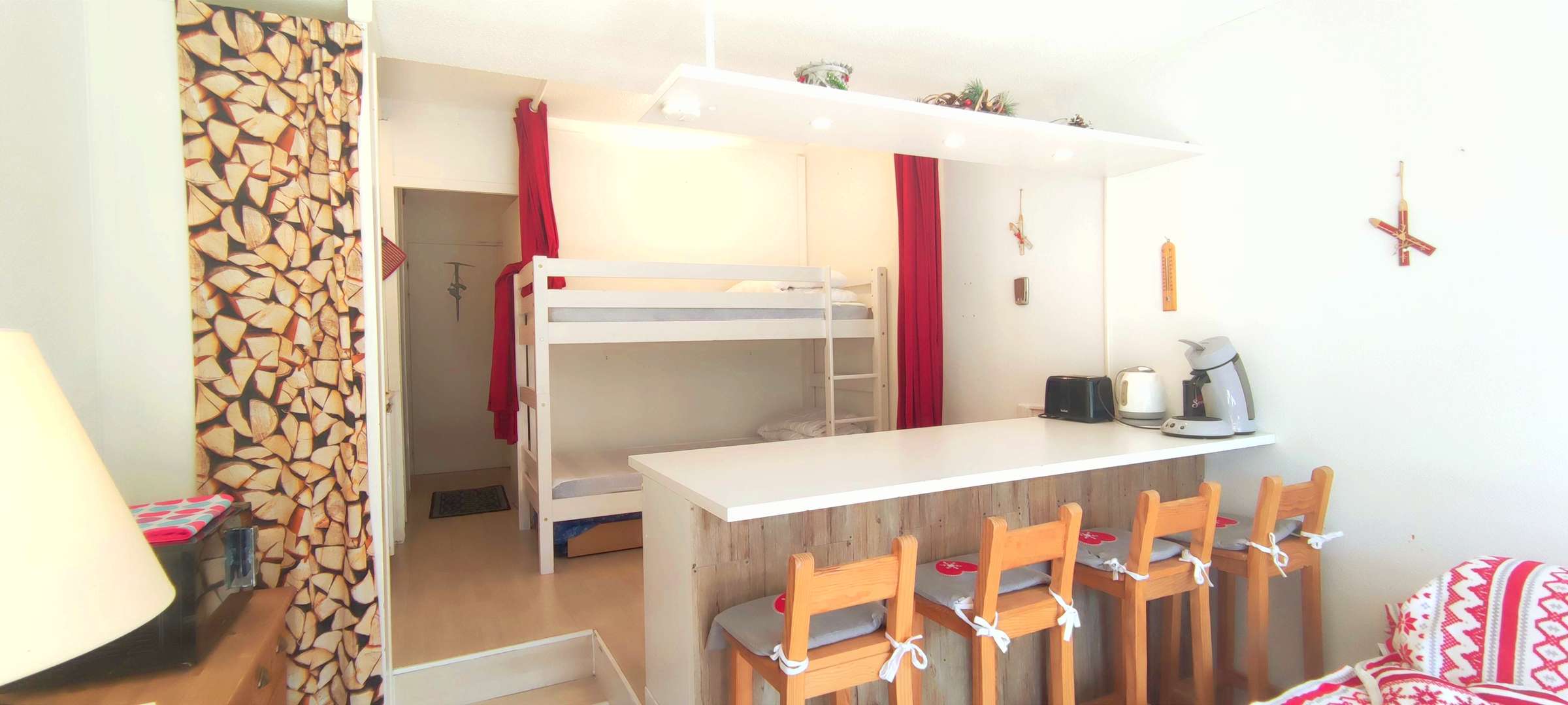 Studio cosy face aux pistes