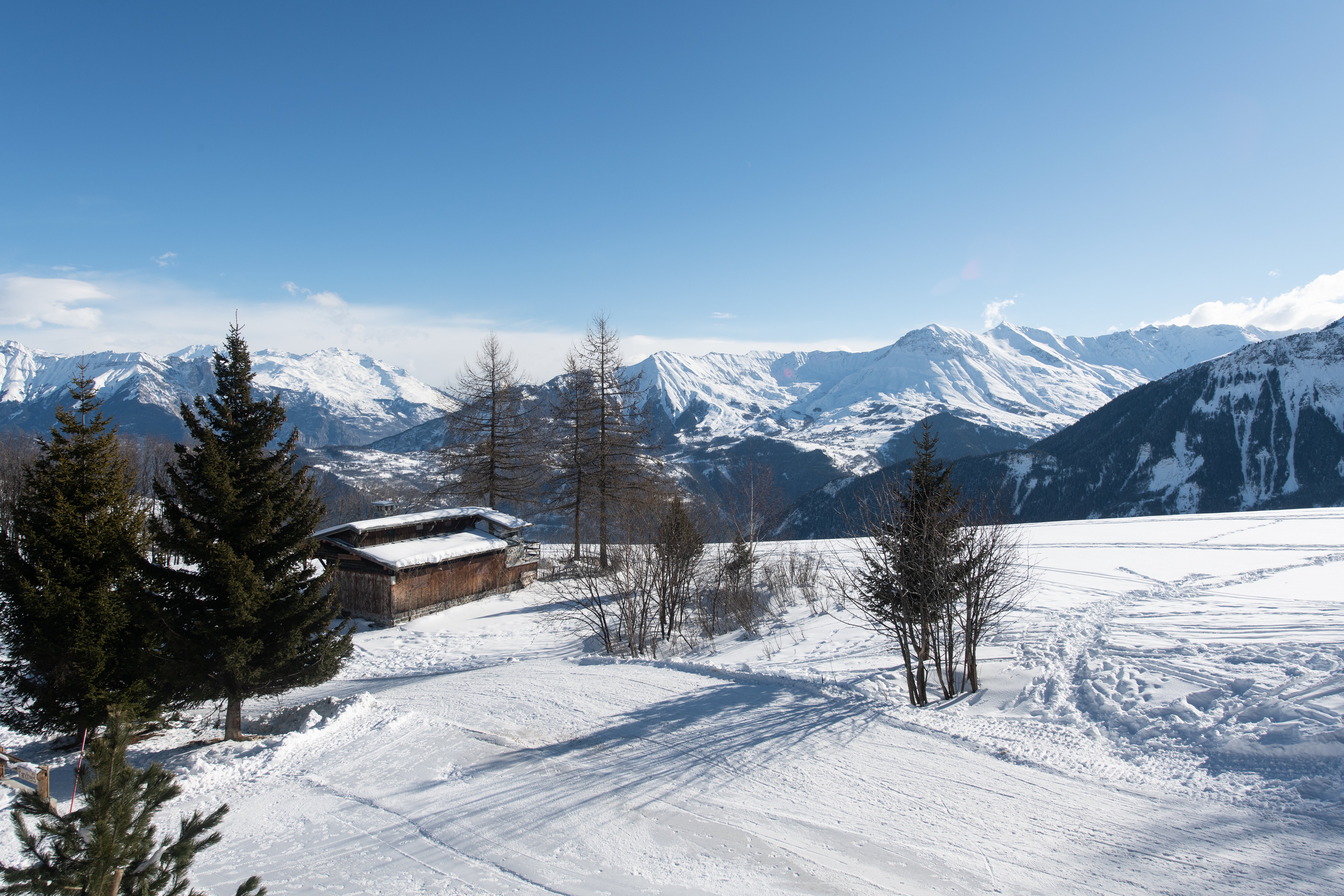 Piscine chauffée et pistes de ski à 100m