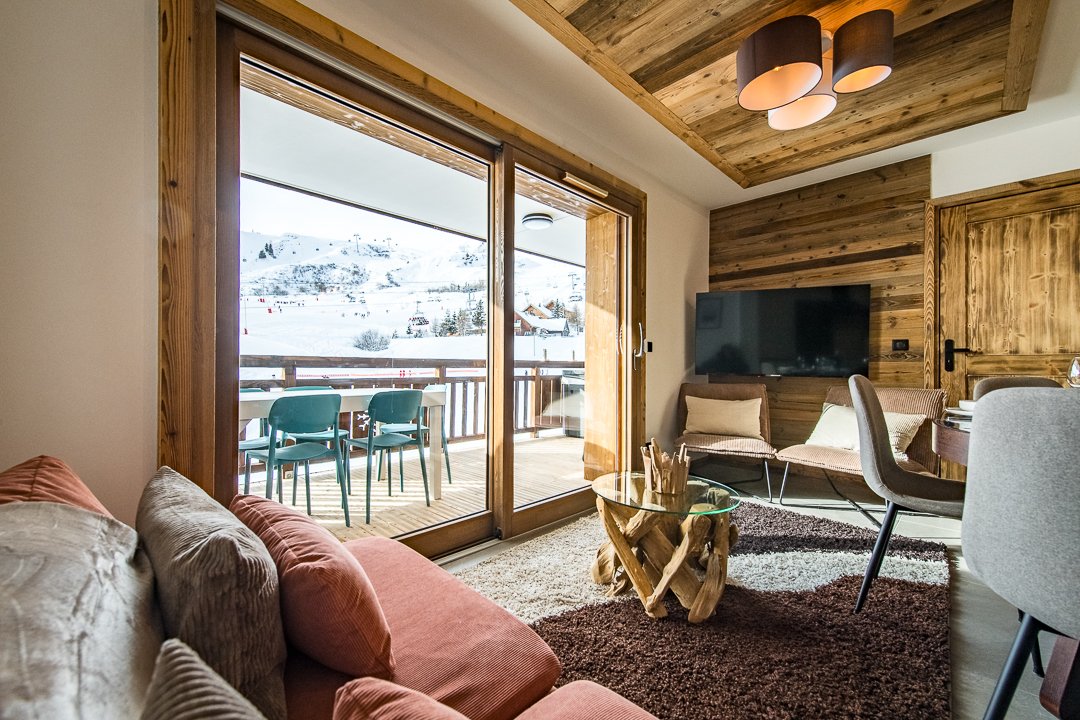 Appartement 8 personnes avec jacuzzi au pied des pistes
