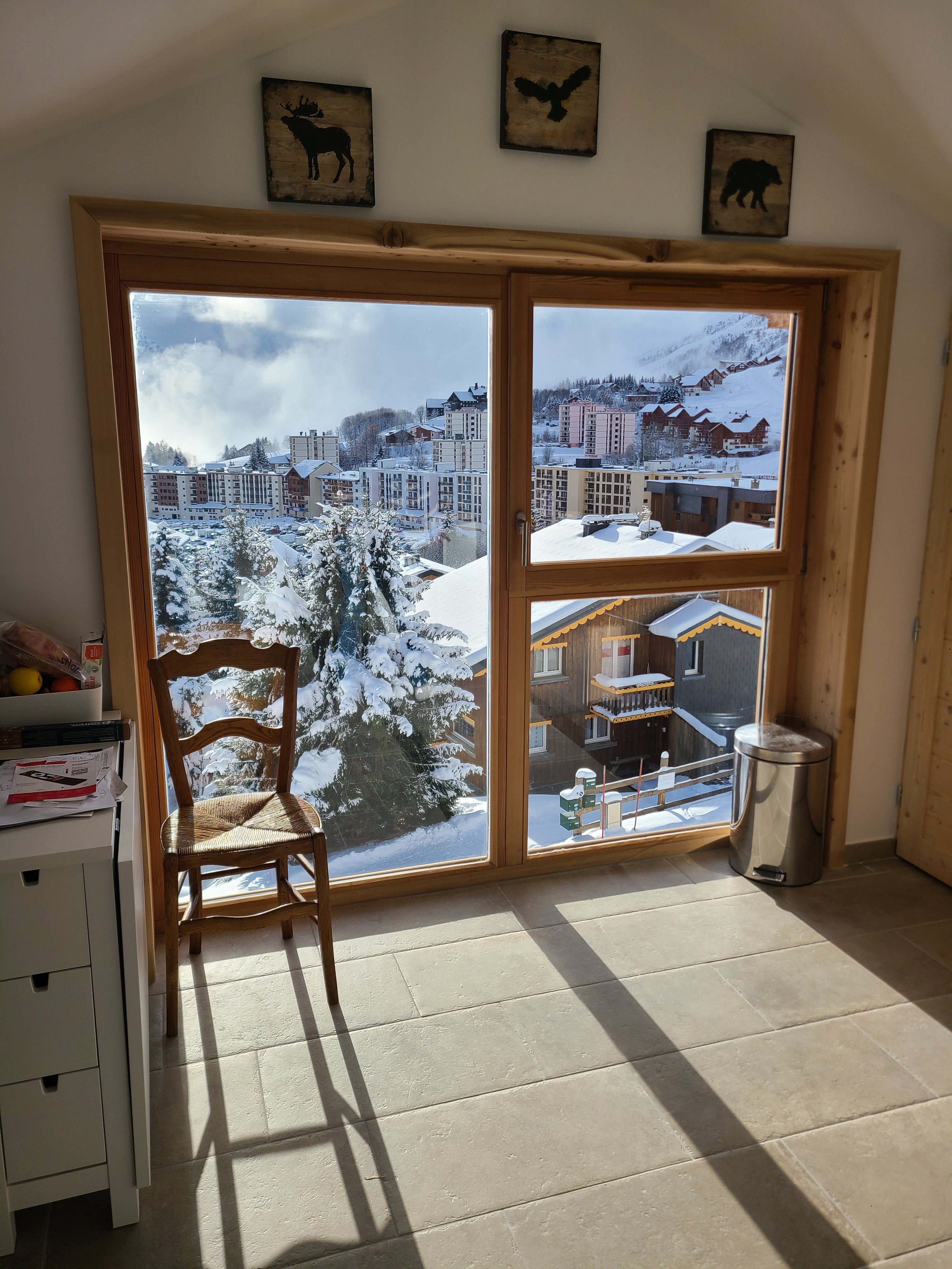 La Toussuire, dans chalet familial - 2 chambres - Vue imprenable sur les aiguilles d'Arves