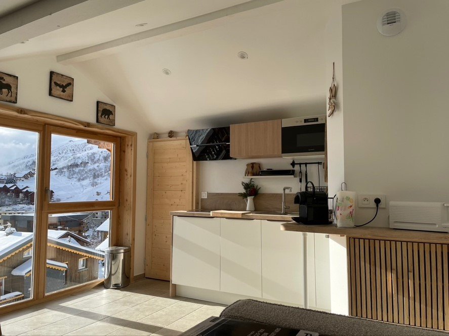 La Toussuire, dans chalet familial - 2 chambres - Vue imprenable sur les aiguilles d'Arves