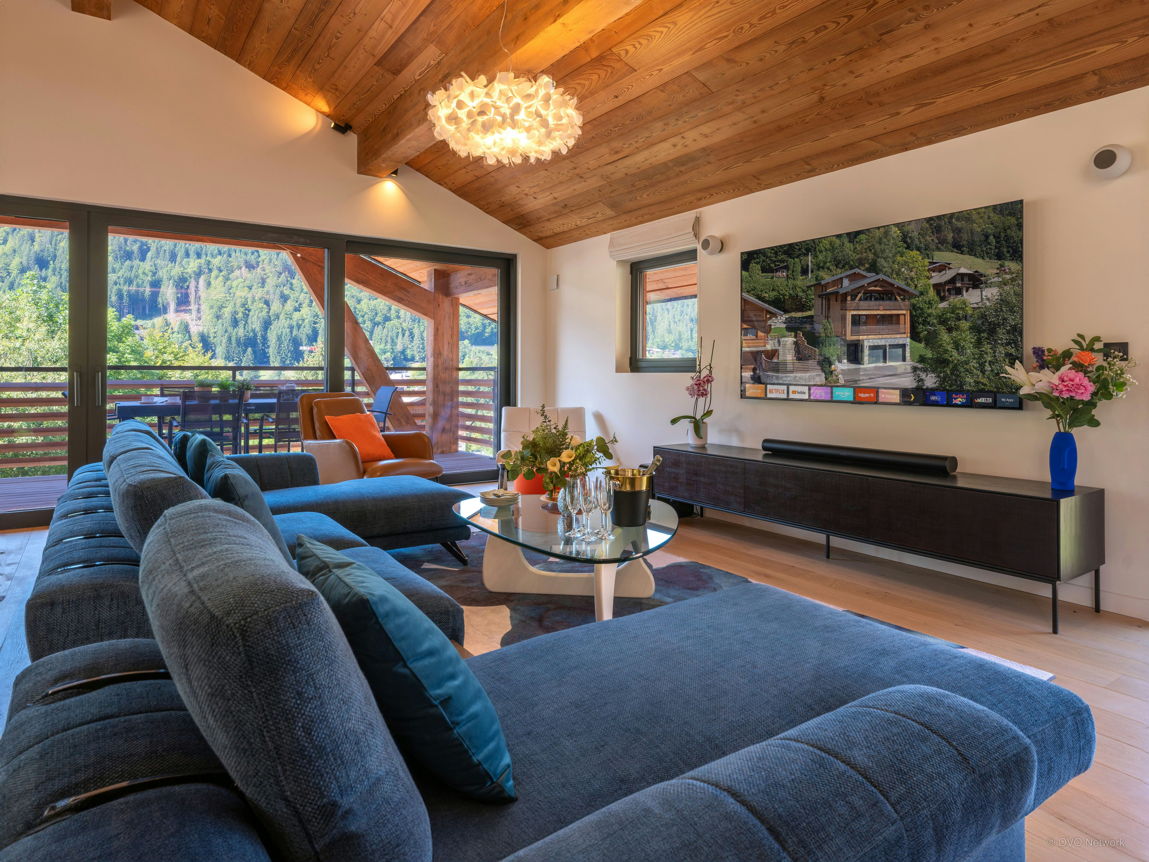 Séjour alpin 14p avec sauna et jacuzzi